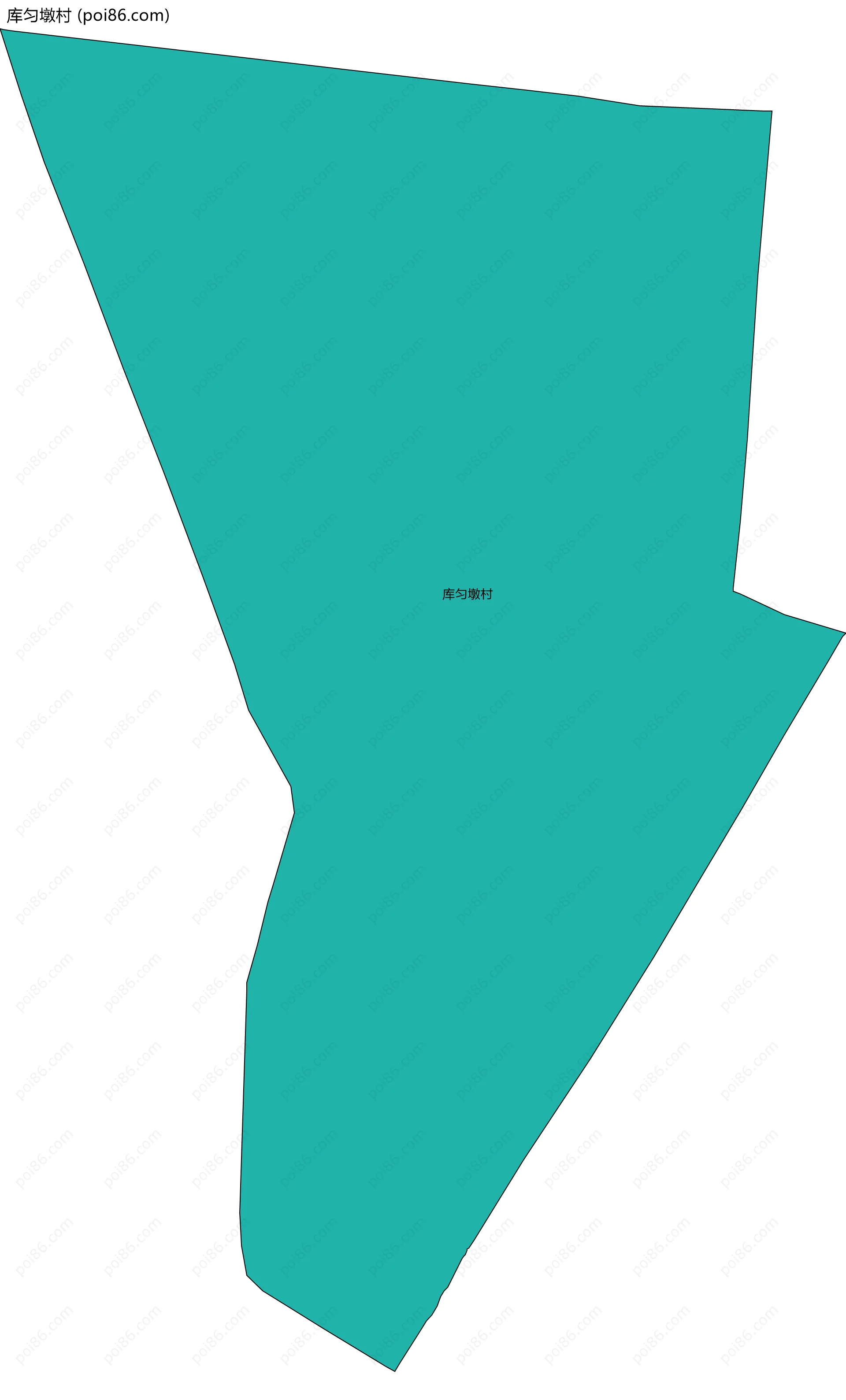 库匀墩村边界地图