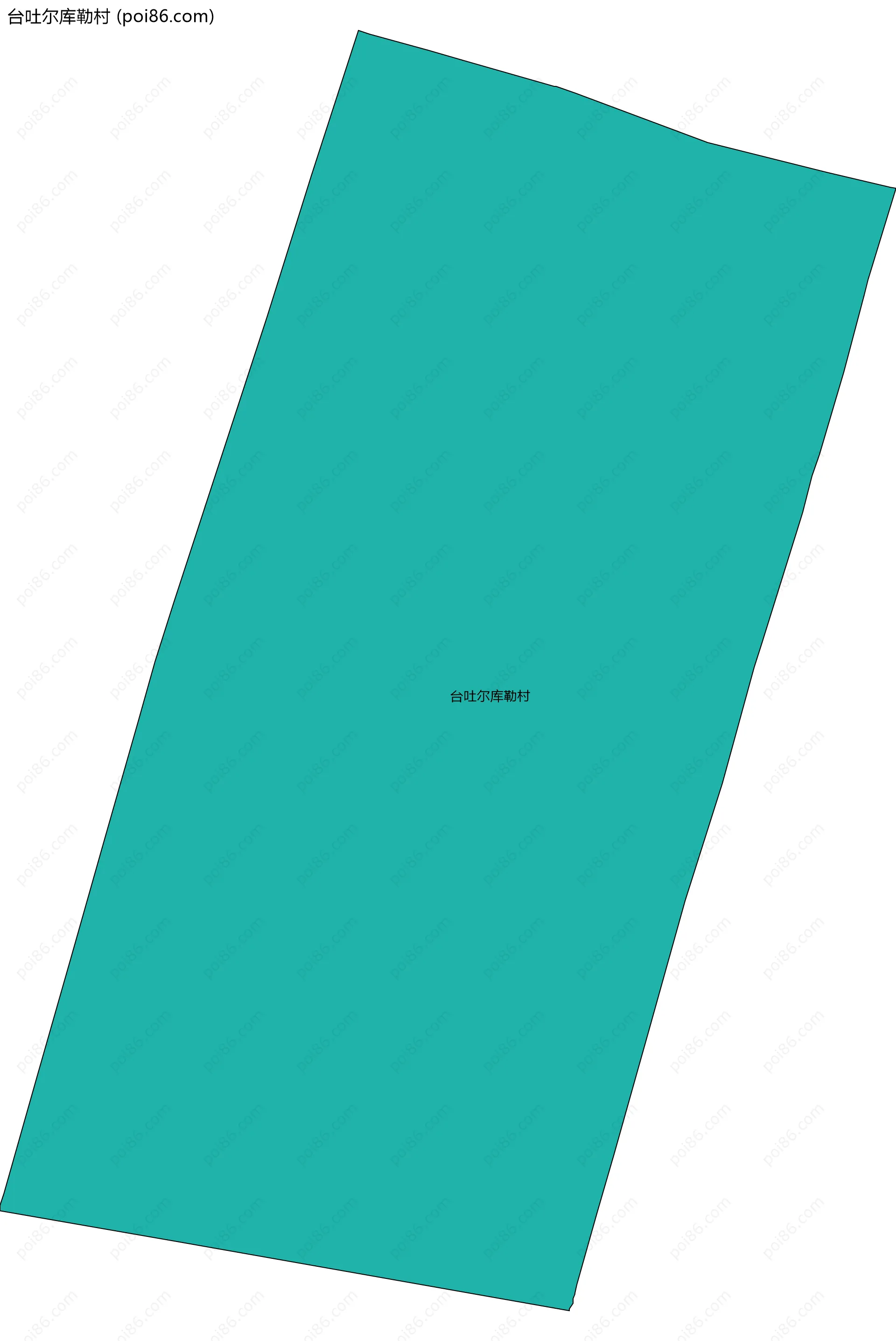 台吐尔库勒村边界地图