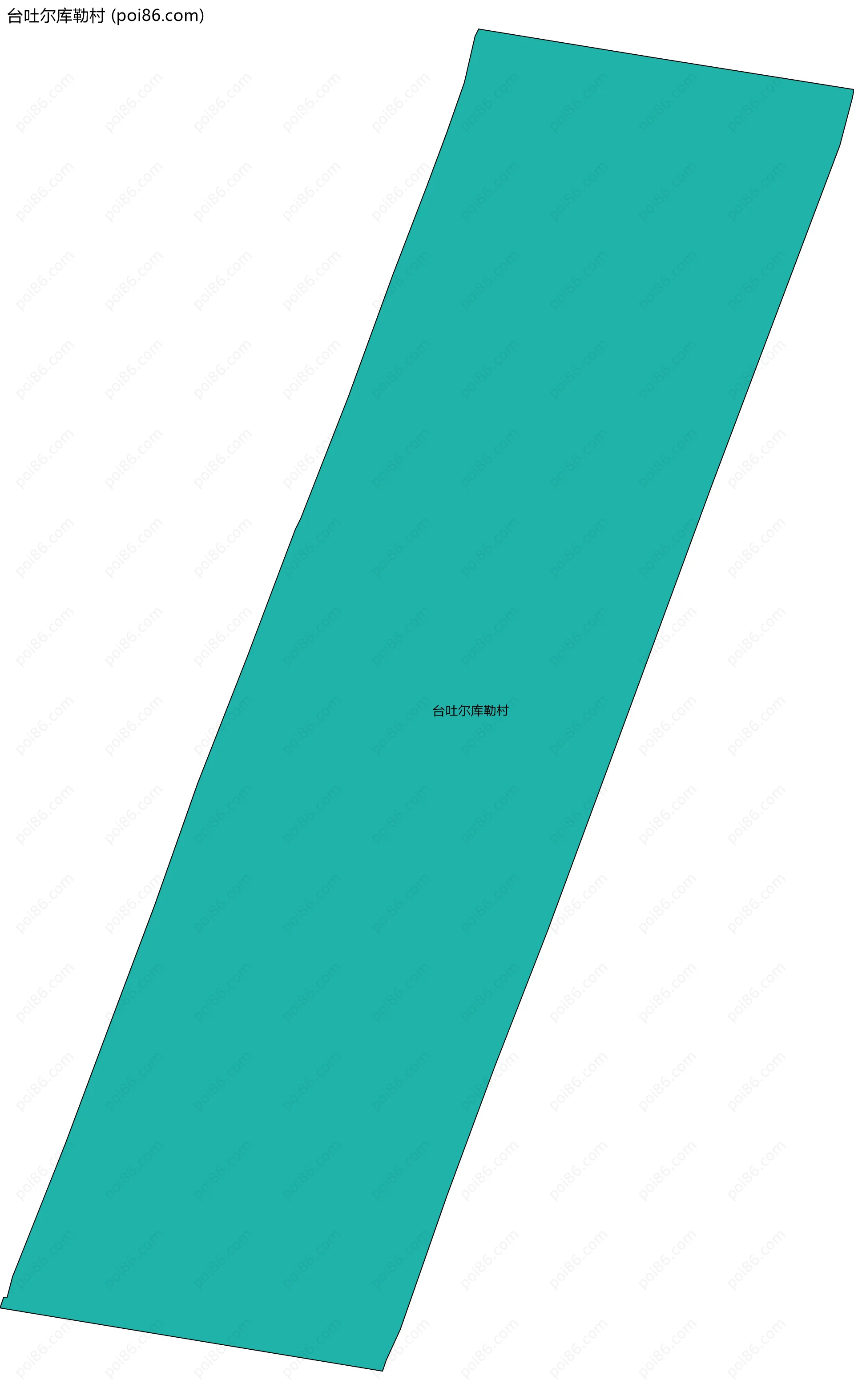 台吐尔库勒村边界地图