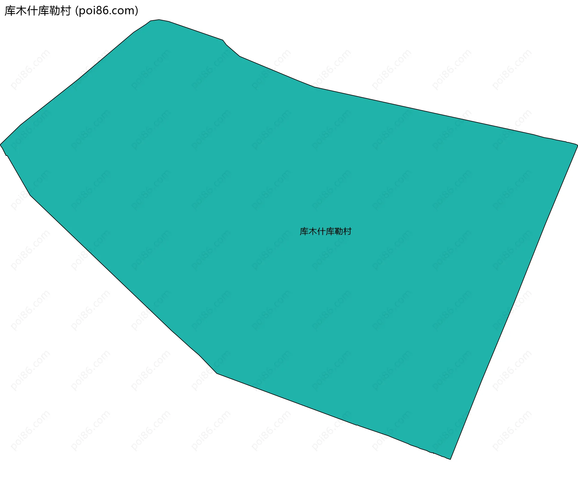 库木什库勒村边界地图