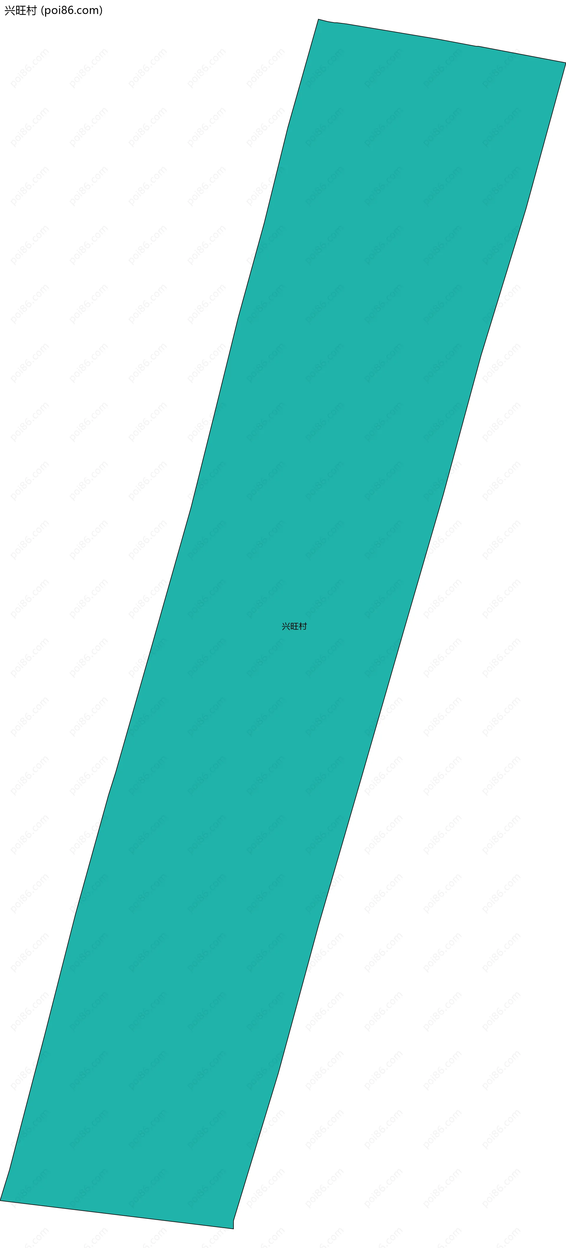 兴旺村边界地图