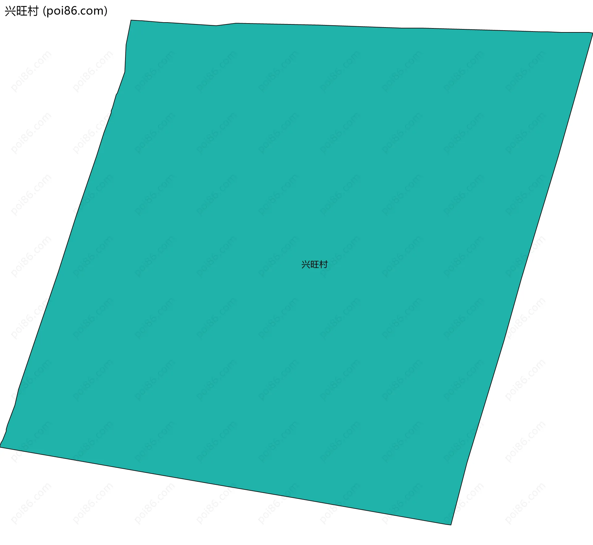 兴旺村边界地图