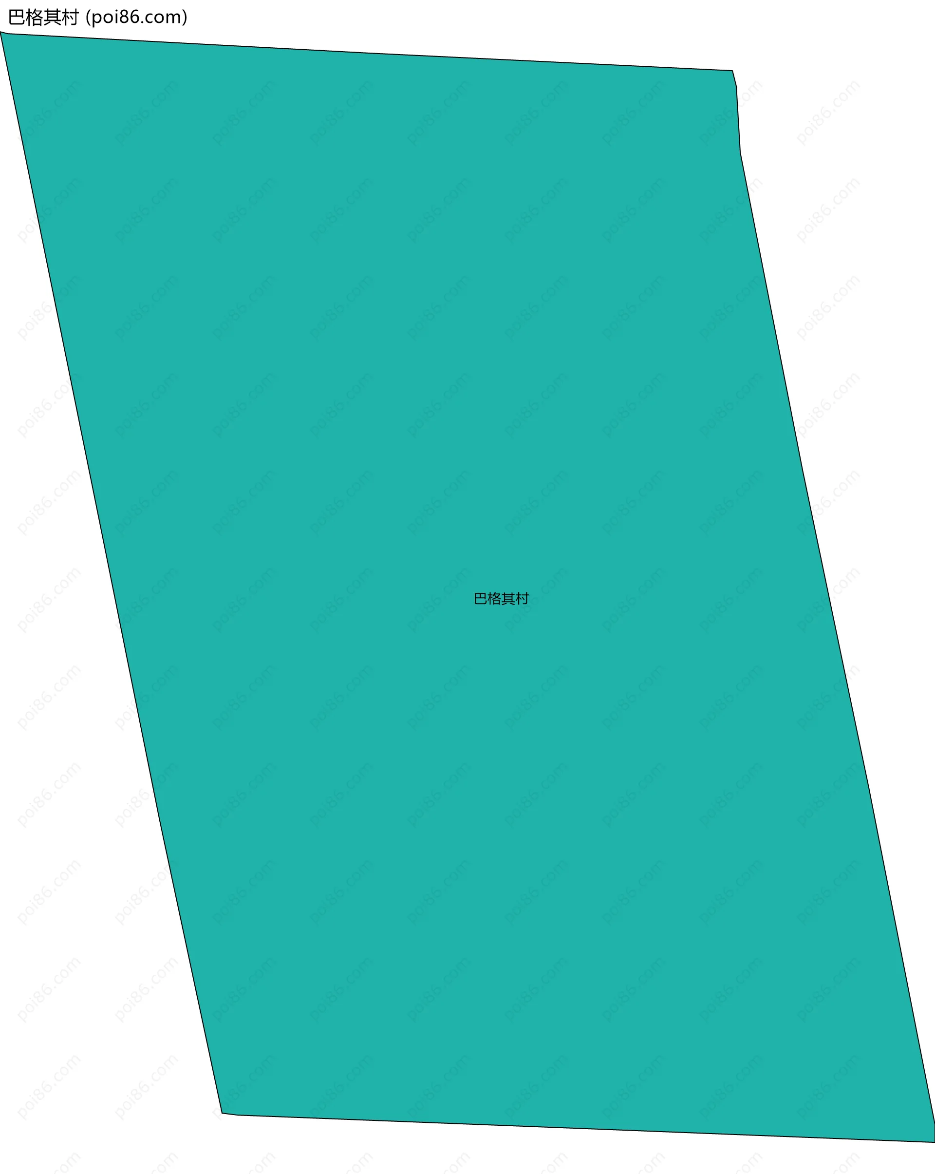 巴格其村边界地图