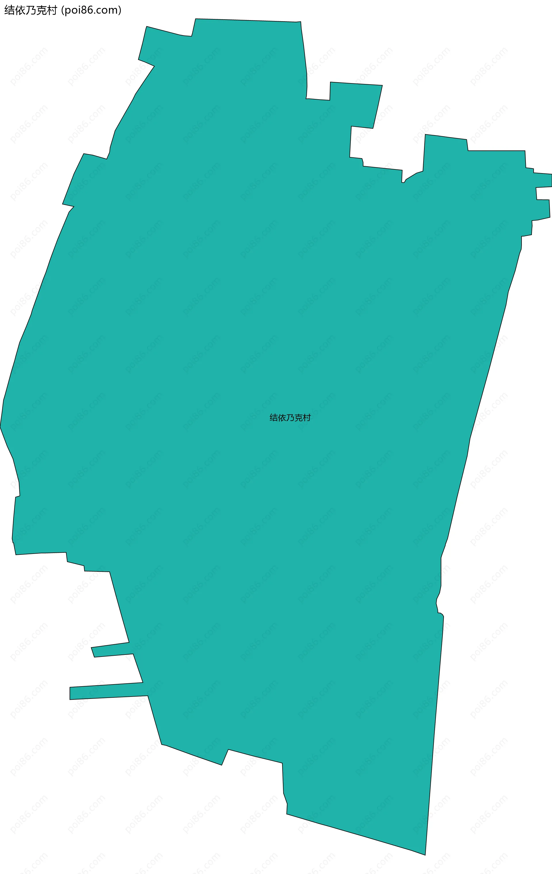 结依乃克村边界地图
