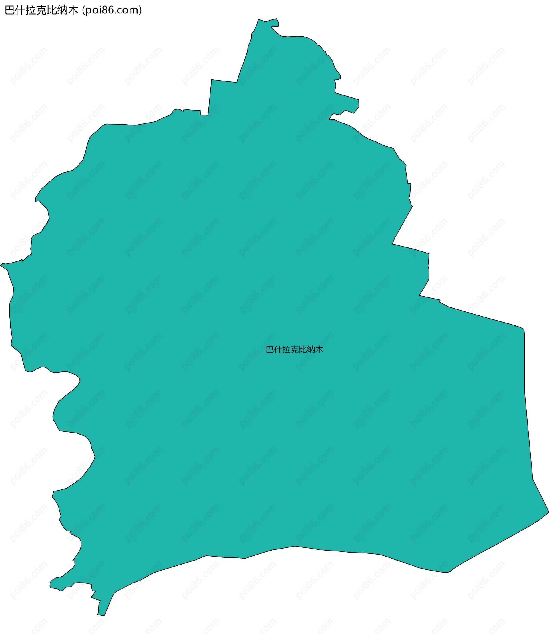 巴什拉克比纳木边界地图