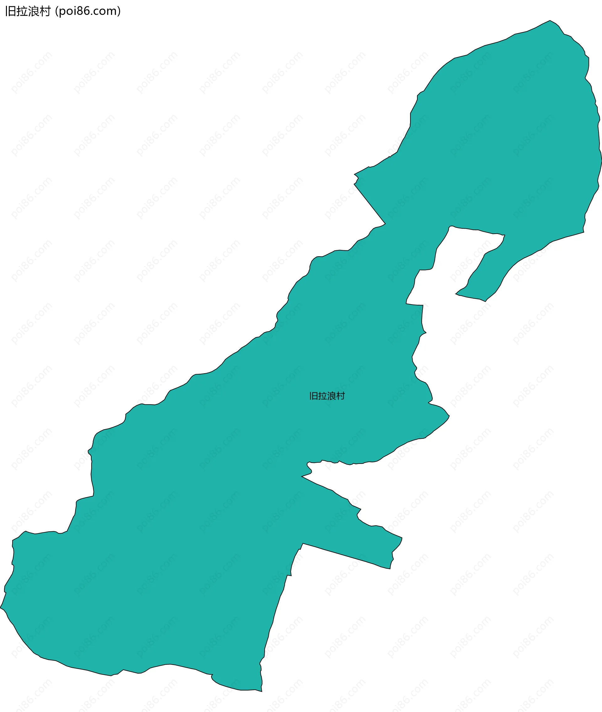 旧拉浪村边界地图
