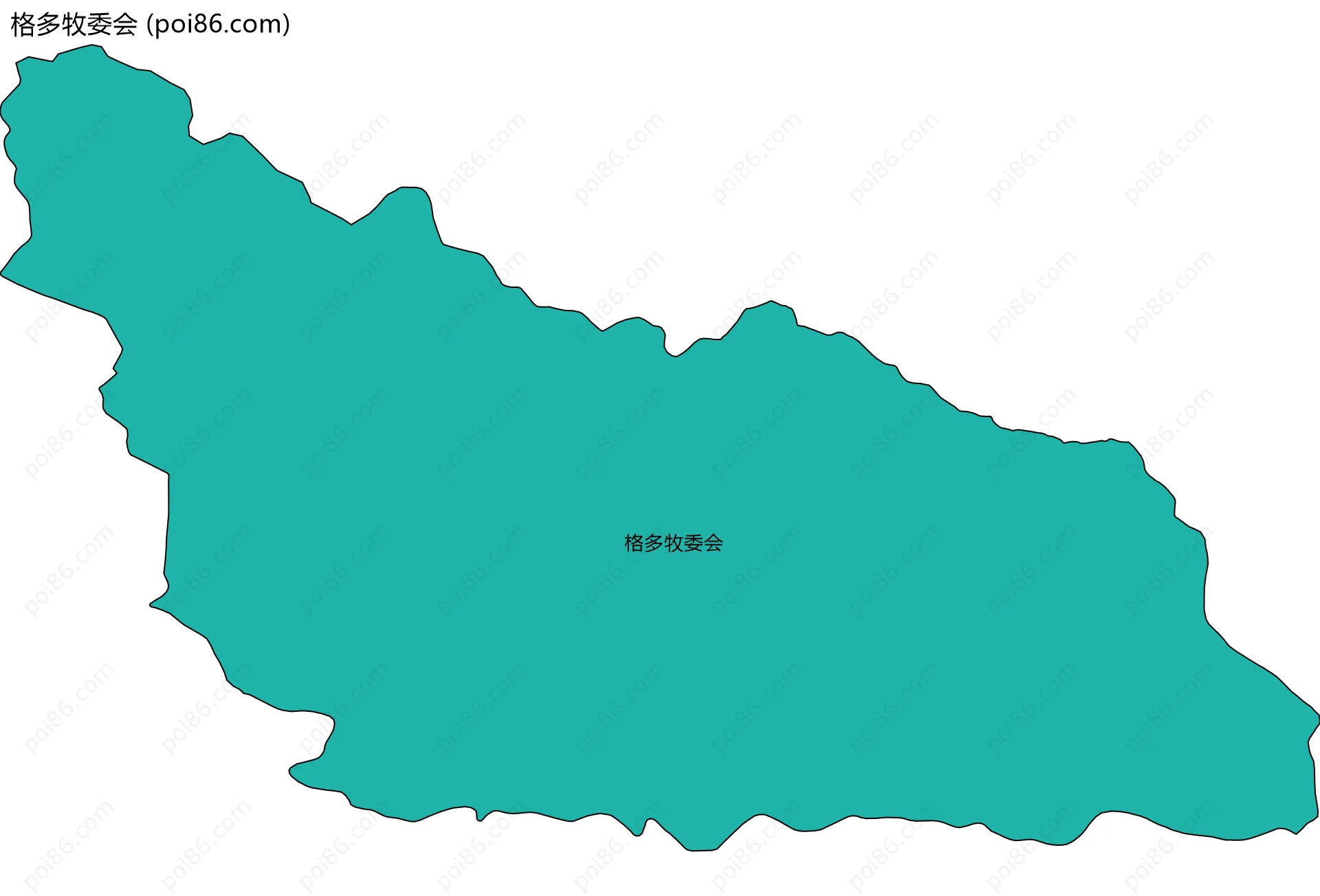 格多牧委会边界地图