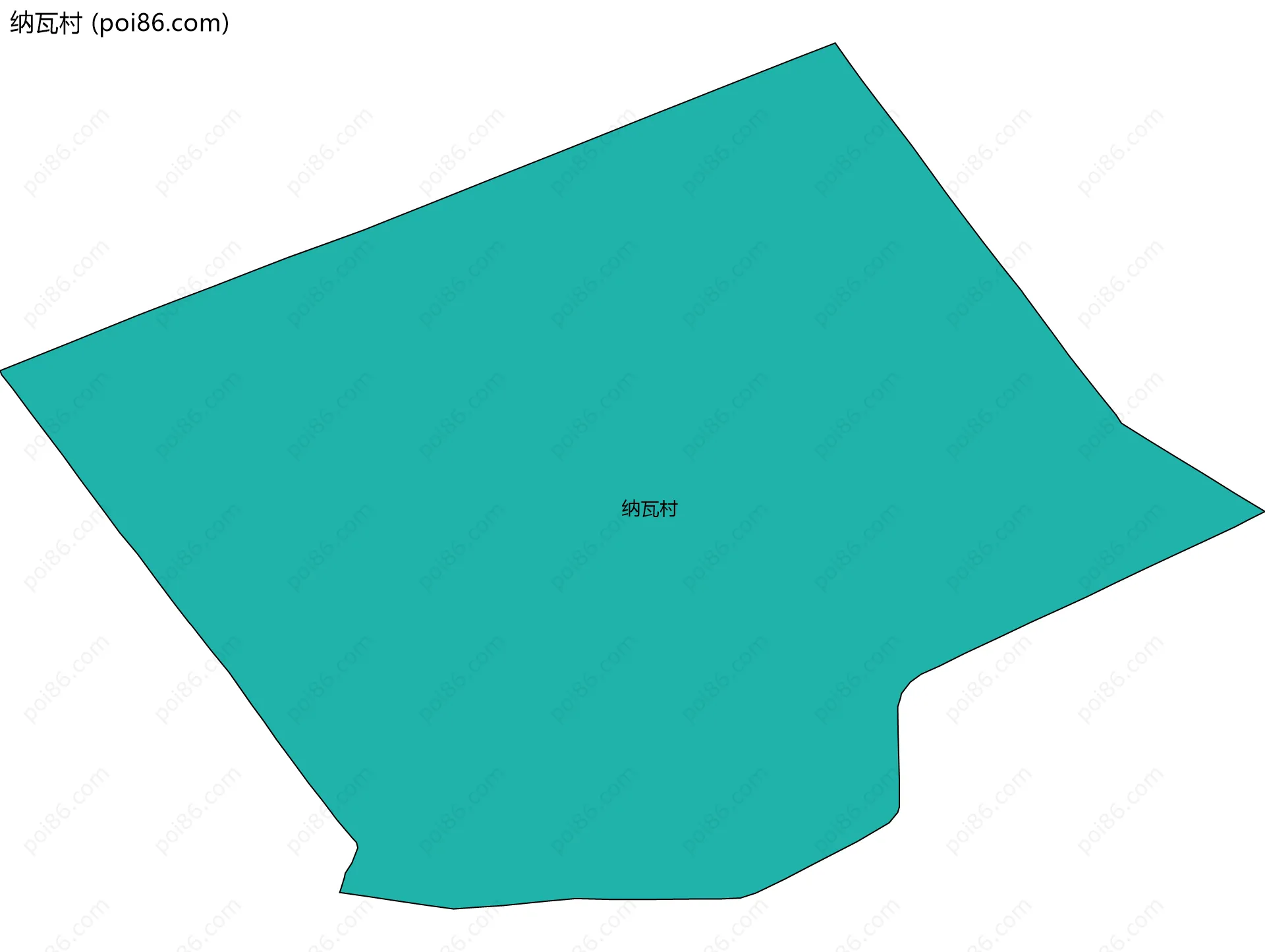 纳瓦村边界地图
