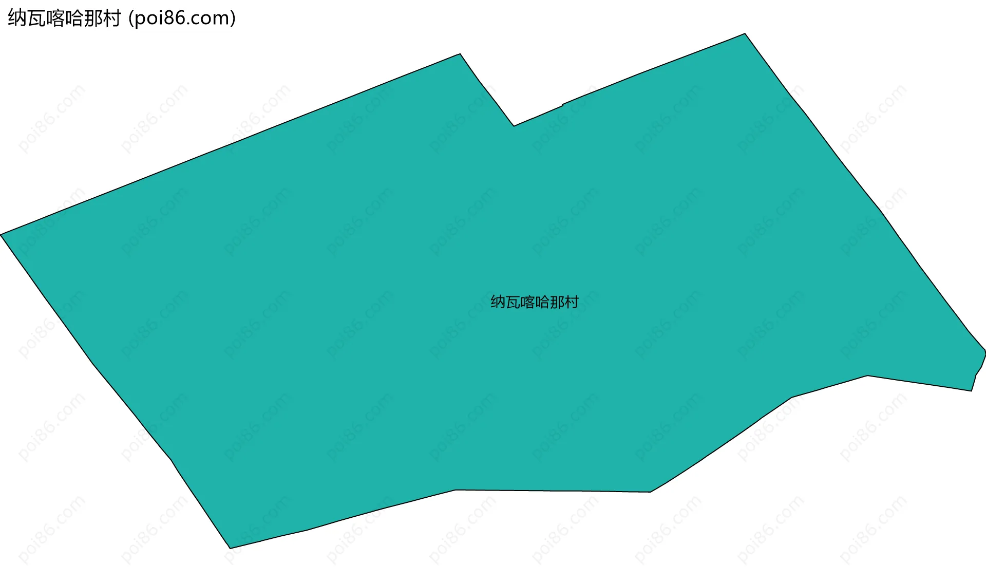 纳瓦喀哈那村边界地图
