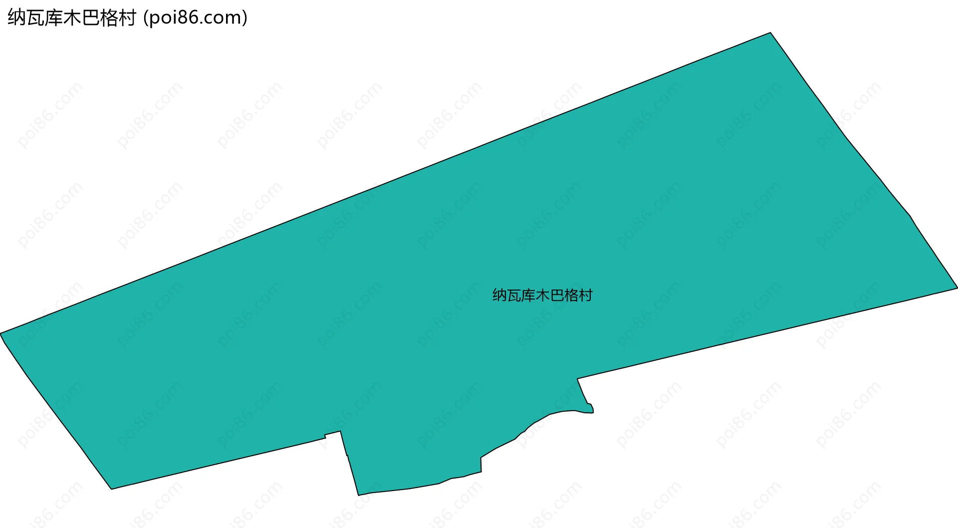 纳瓦库木巴格村边界地图