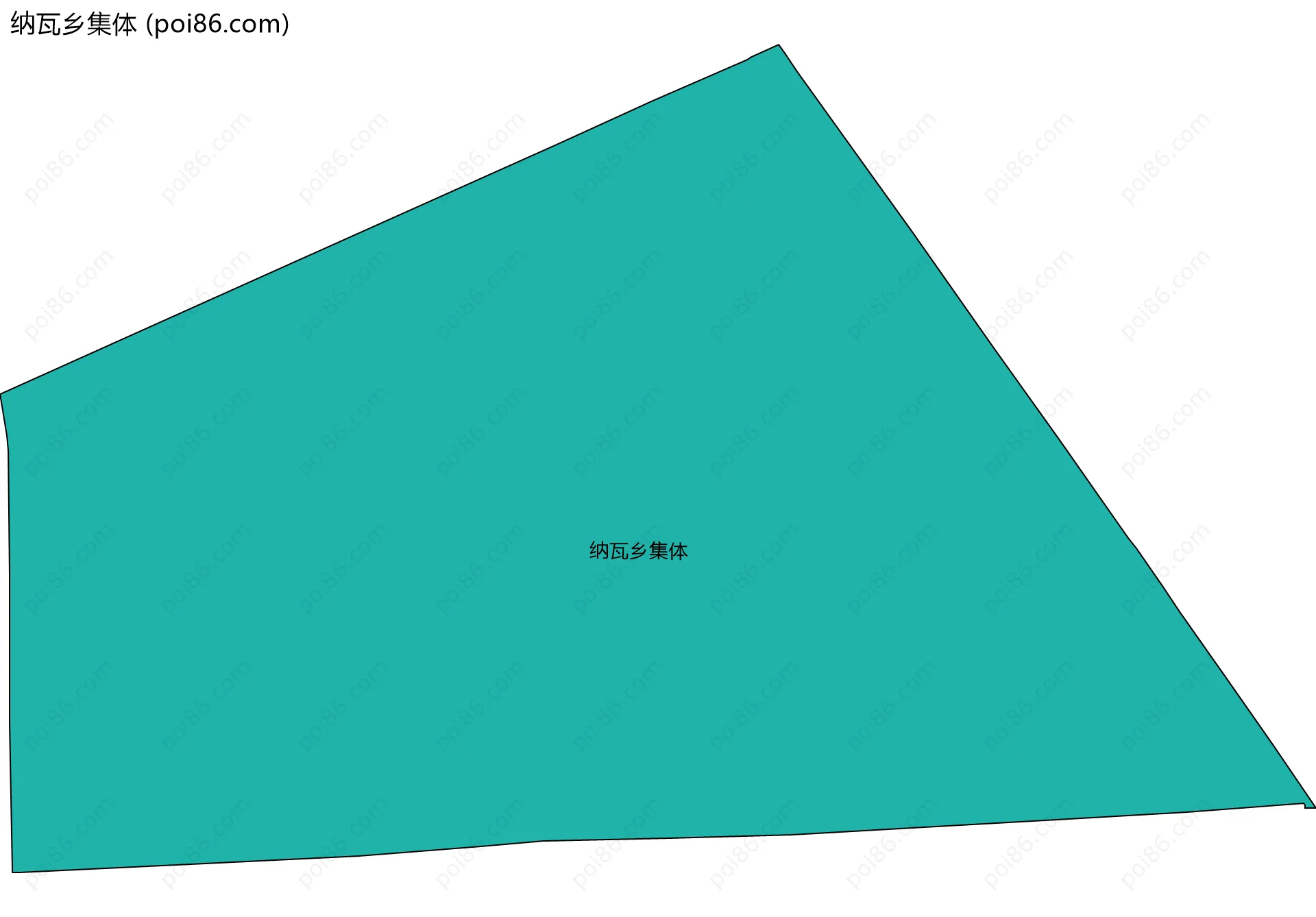 纳瓦乡集体边界地图