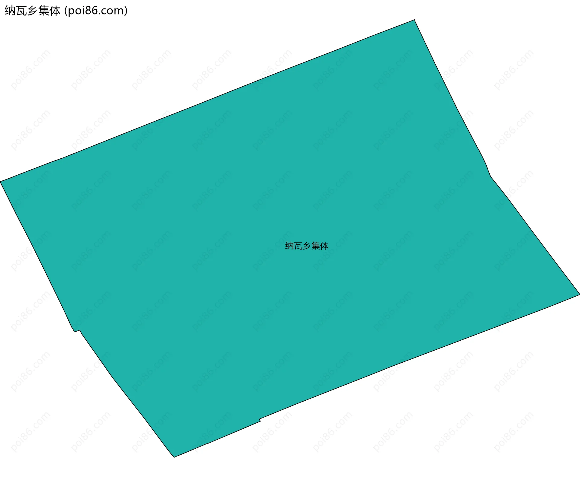 纳瓦乡集体边界地图