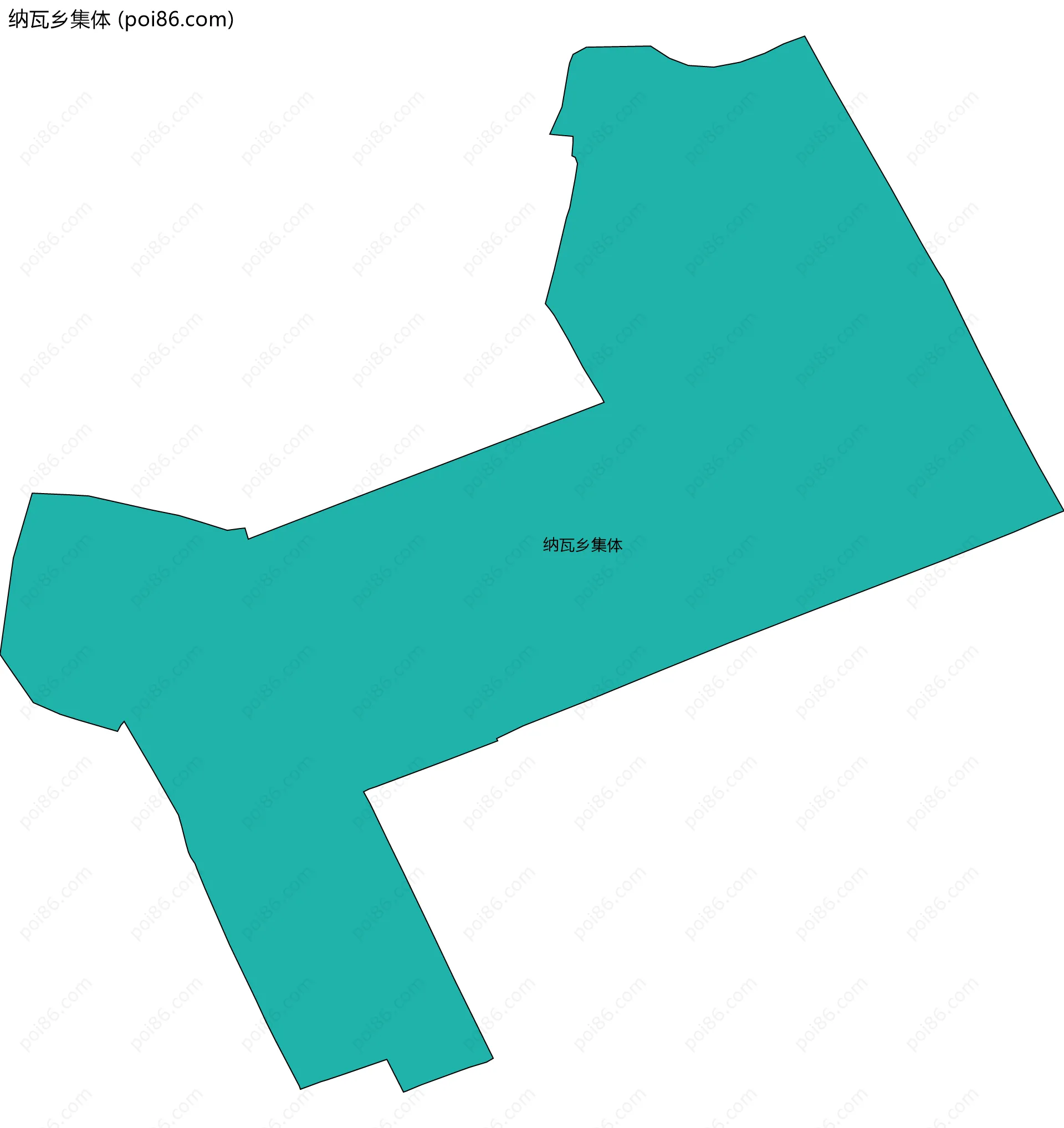 纳瓦乡集体边界地图