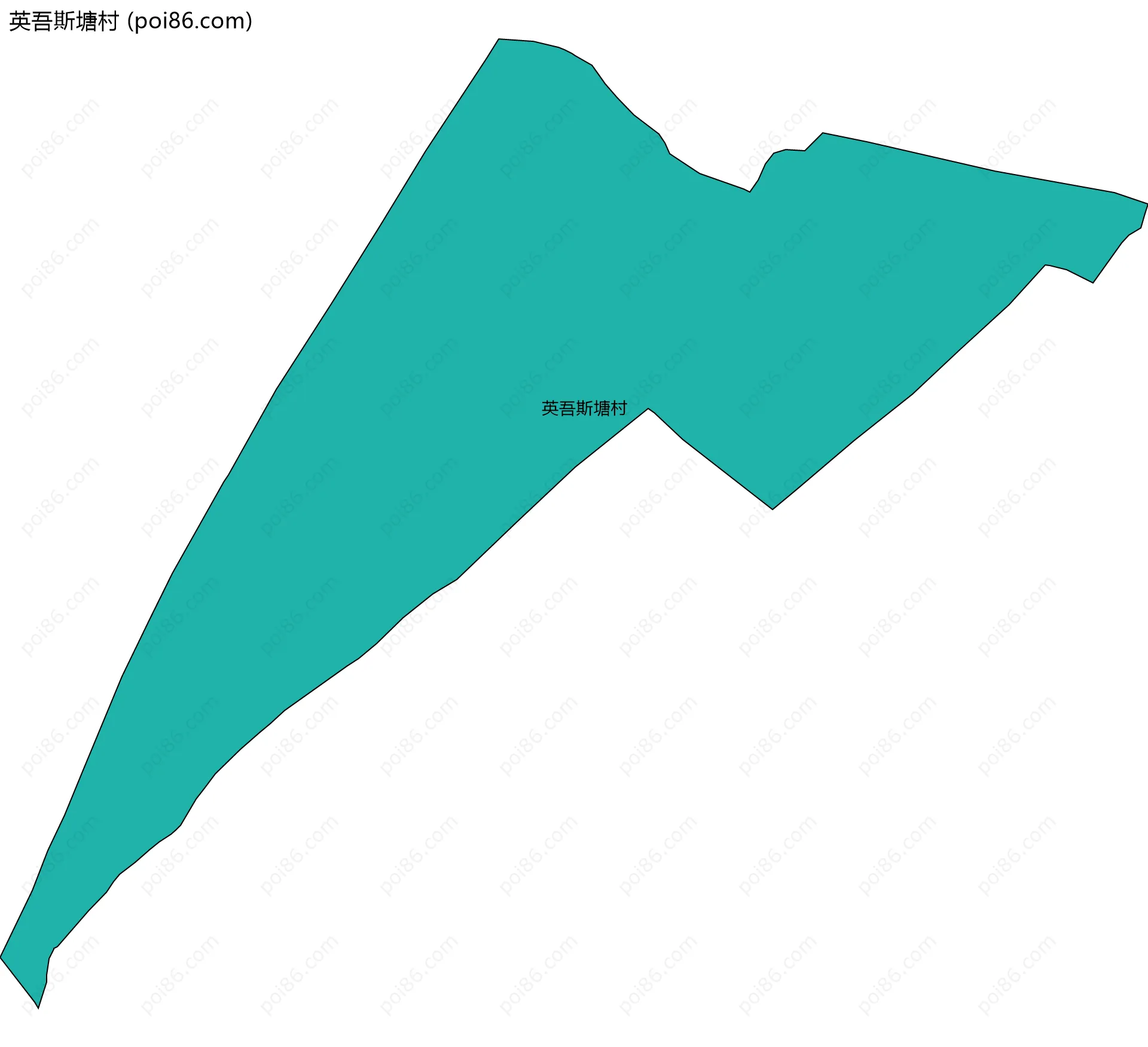 英吾斯塘村边界地图
