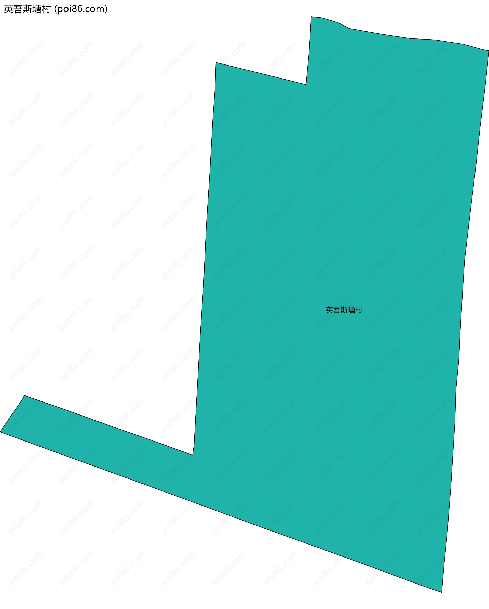 英吾斯塘村边界地图