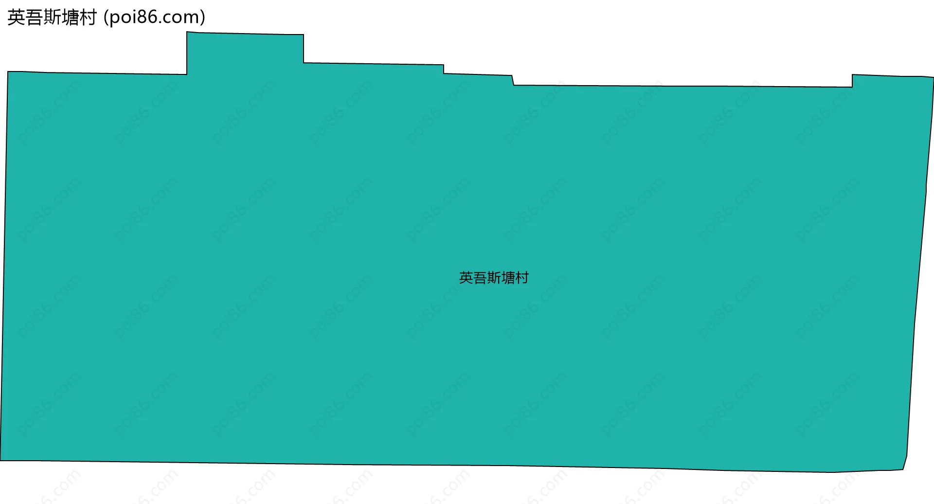 英吾斯塘村边界地图