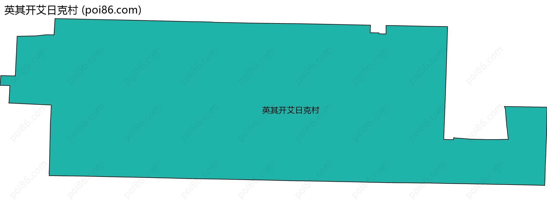 英其开艾日克村边界地图