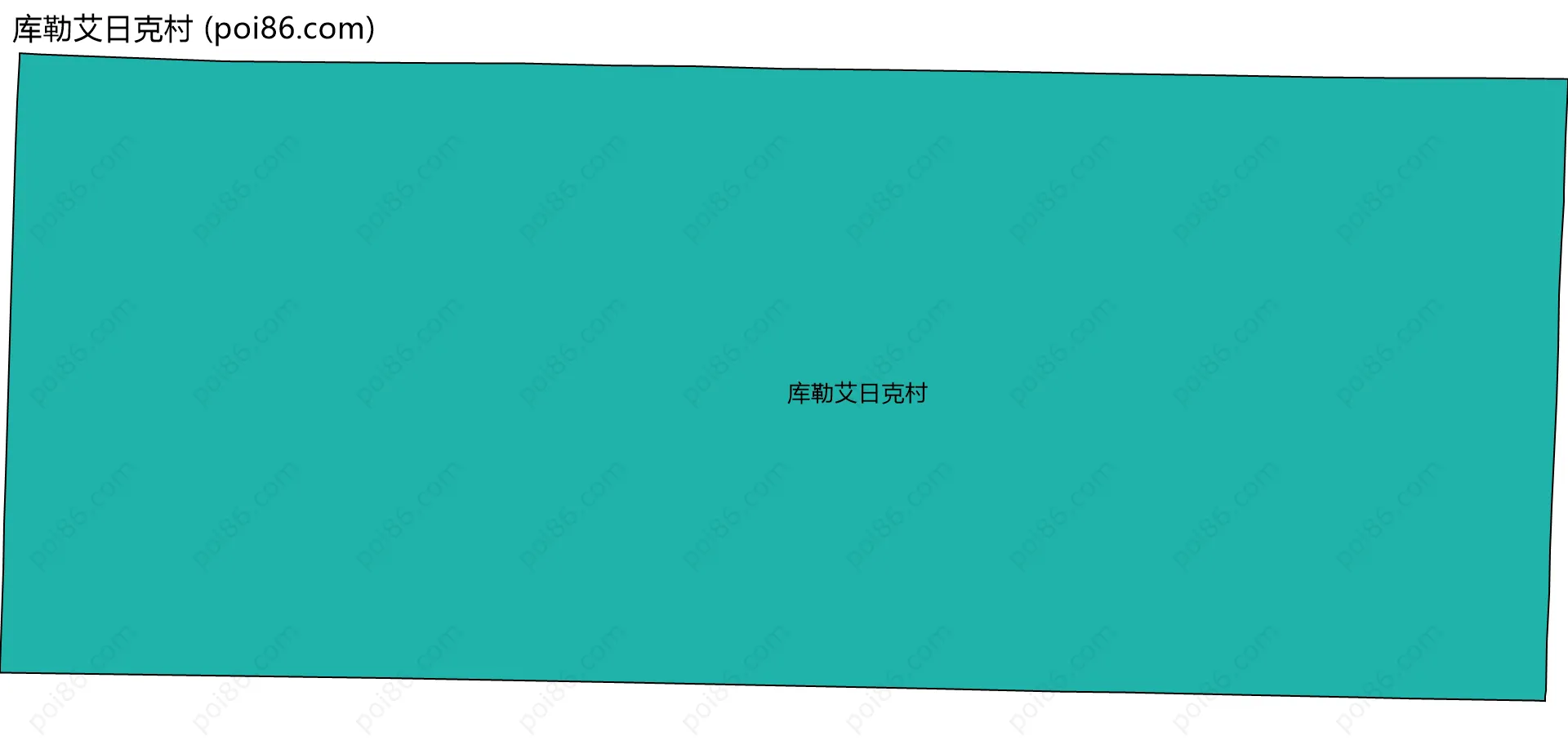 库勒艾日克村边界地图