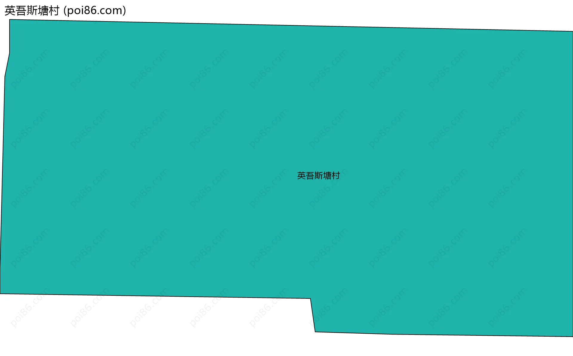 英吾斯塘村边界地图