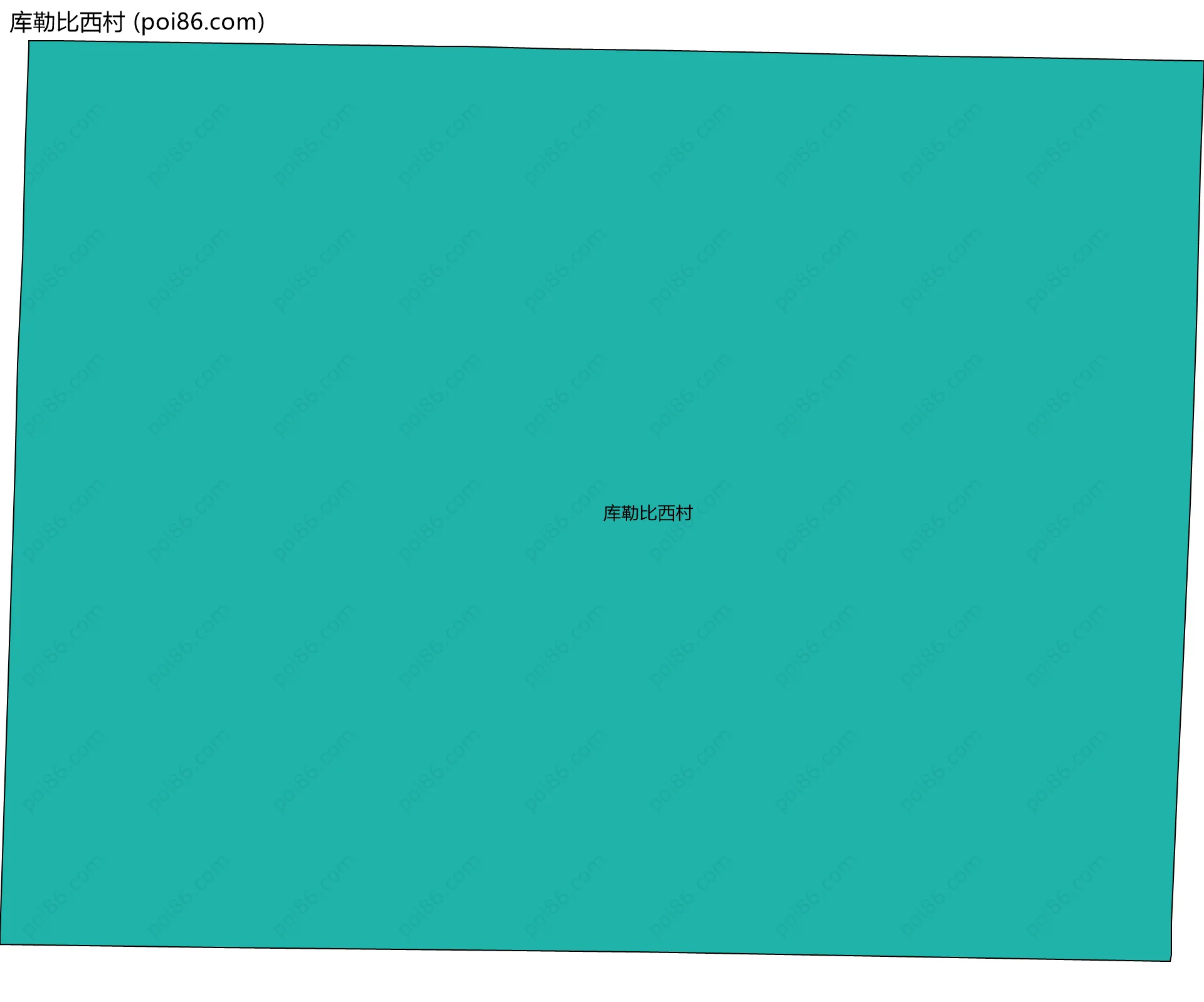 库勒比西村边界地图