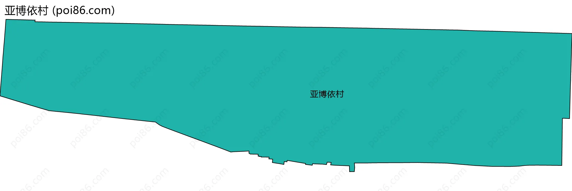 亚博依村边界地图