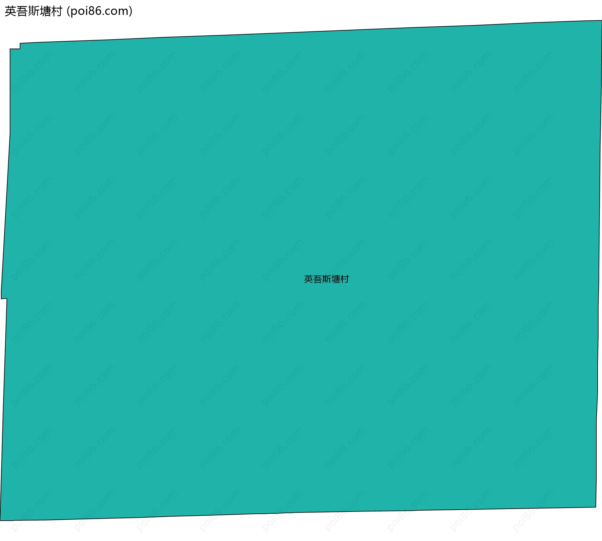 英吾斯塘村边界地图