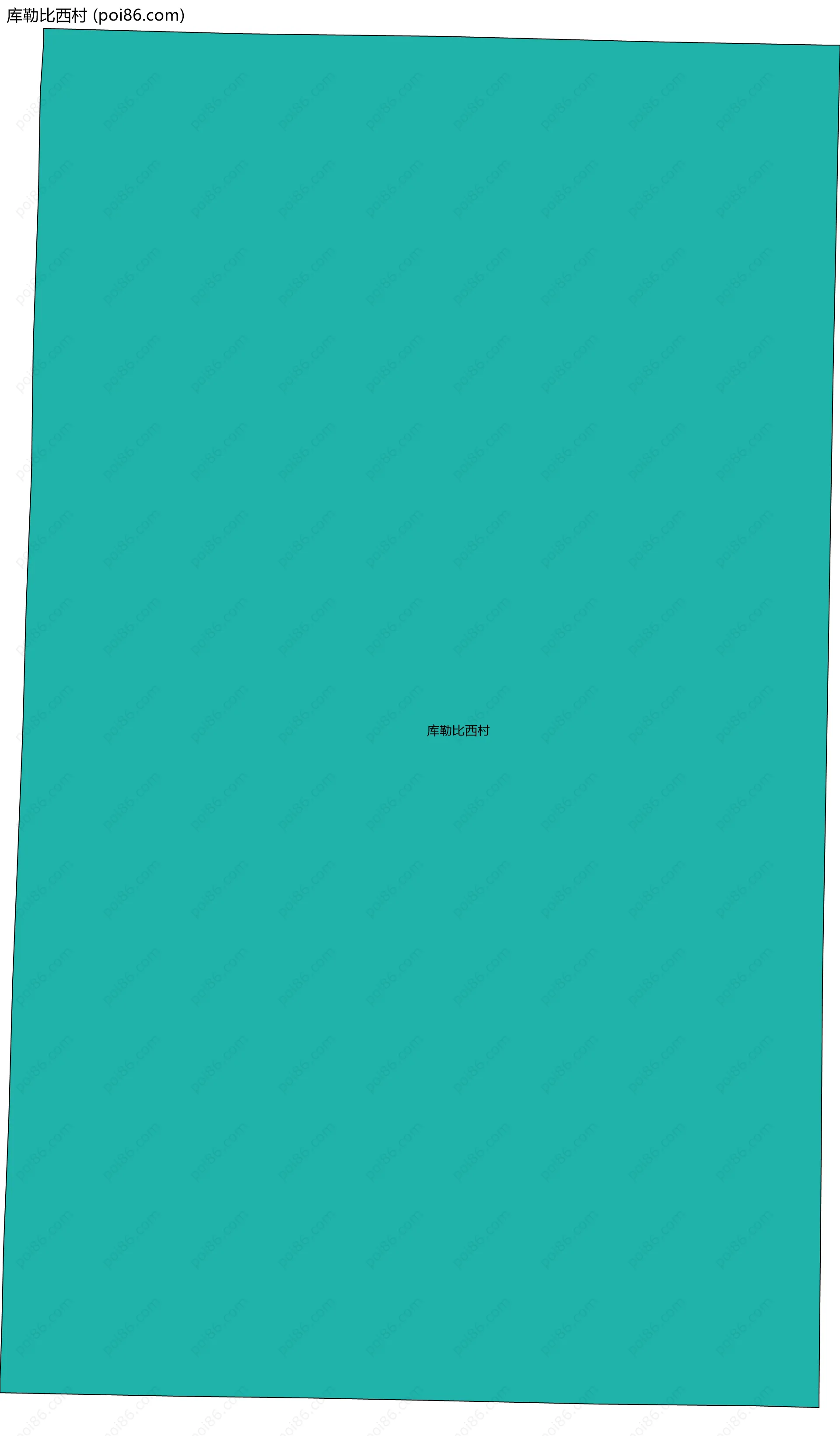 库勒比西村边界地图