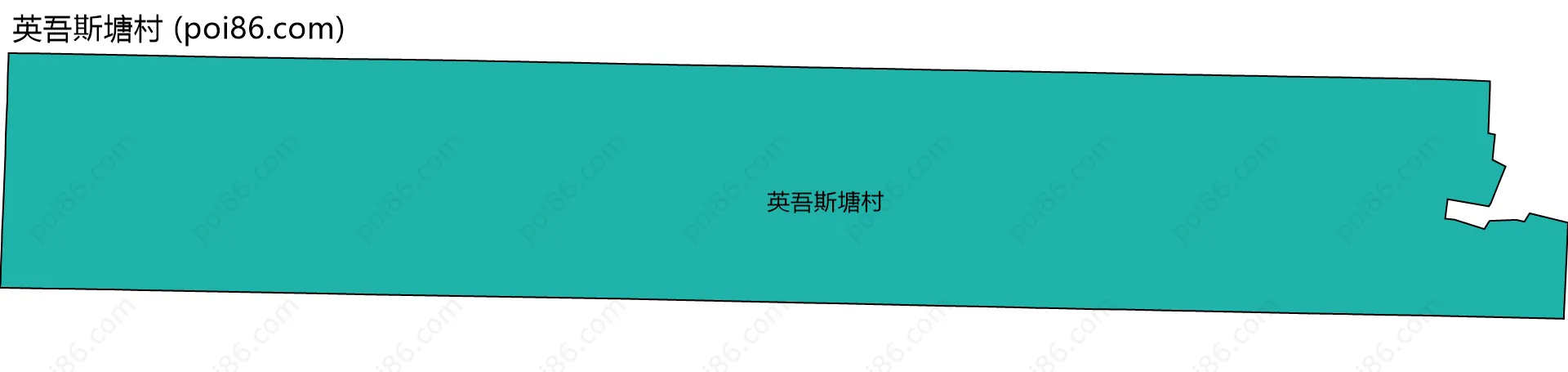 英吾斯塘村边界地图