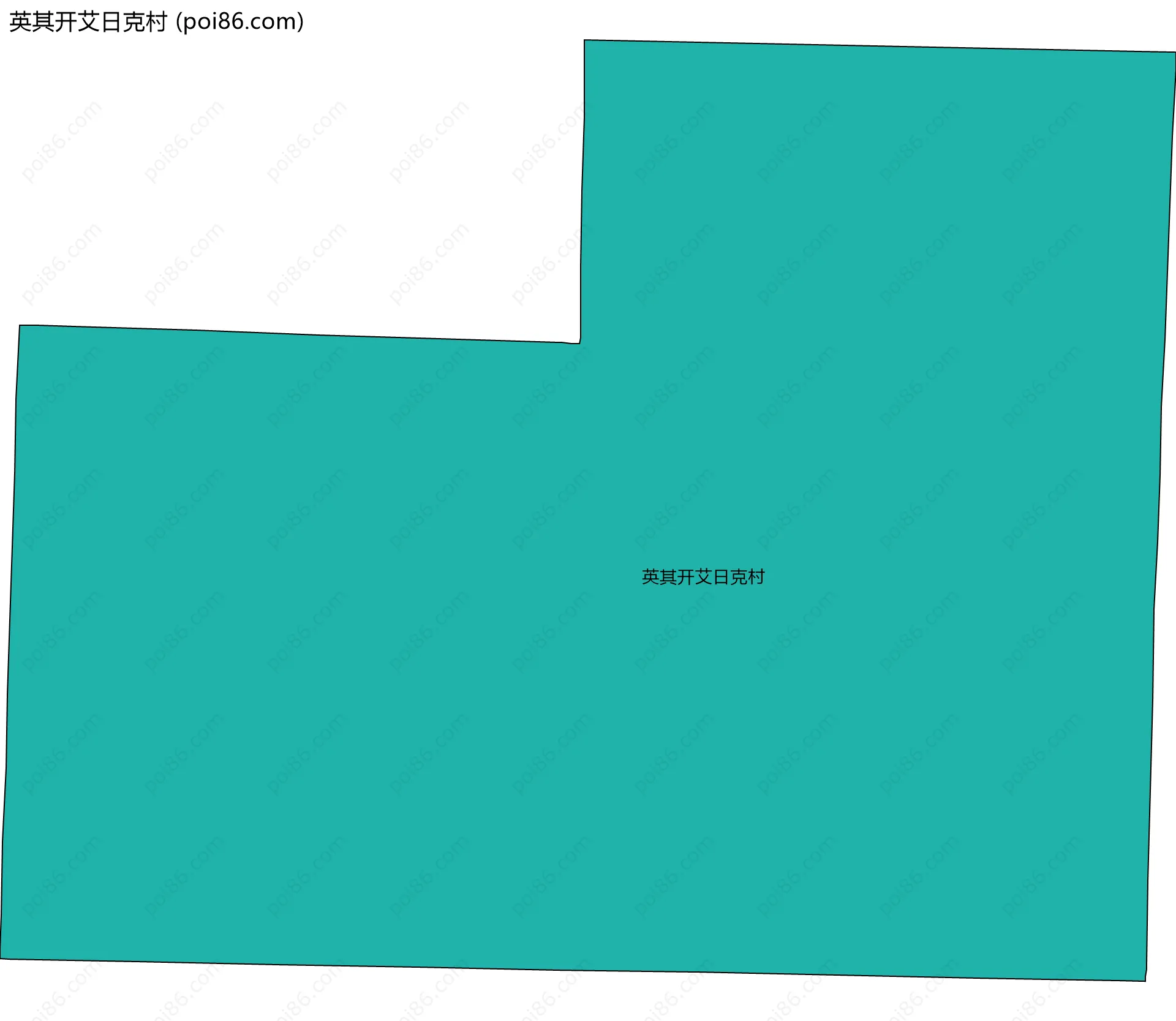 英其开艾日克村边界地图
