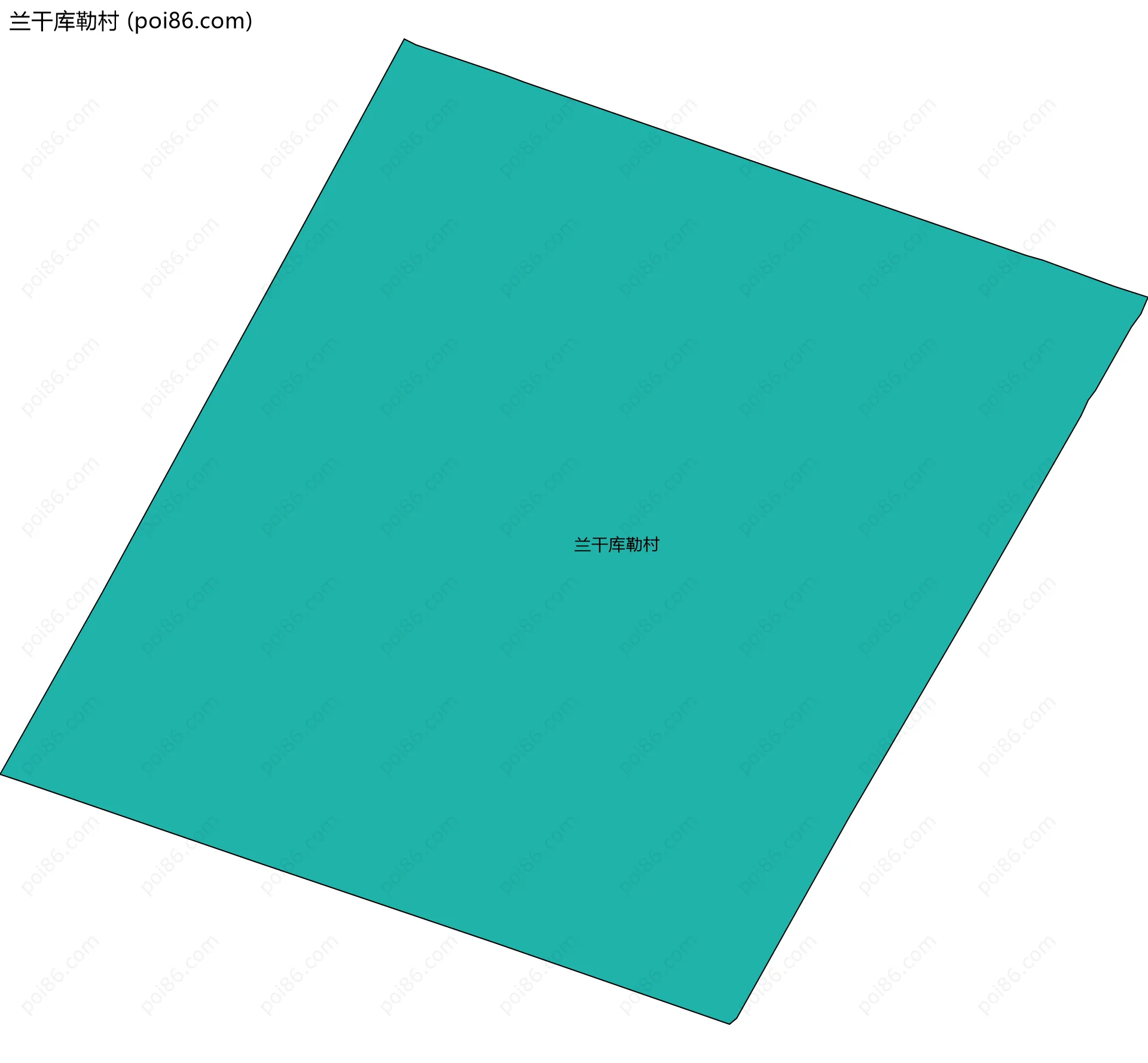 兰干库勒村边界地图