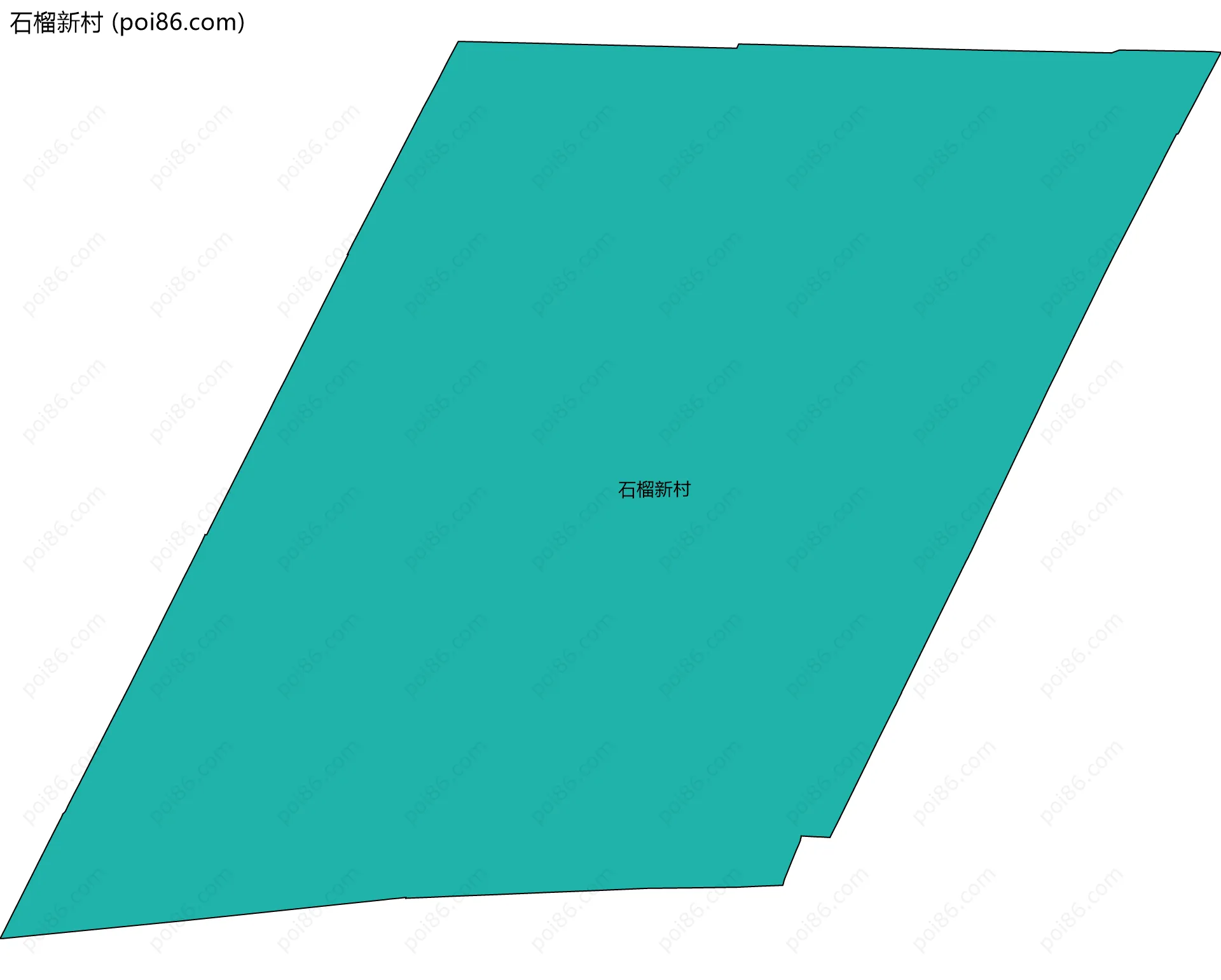 石榴新村边界地图