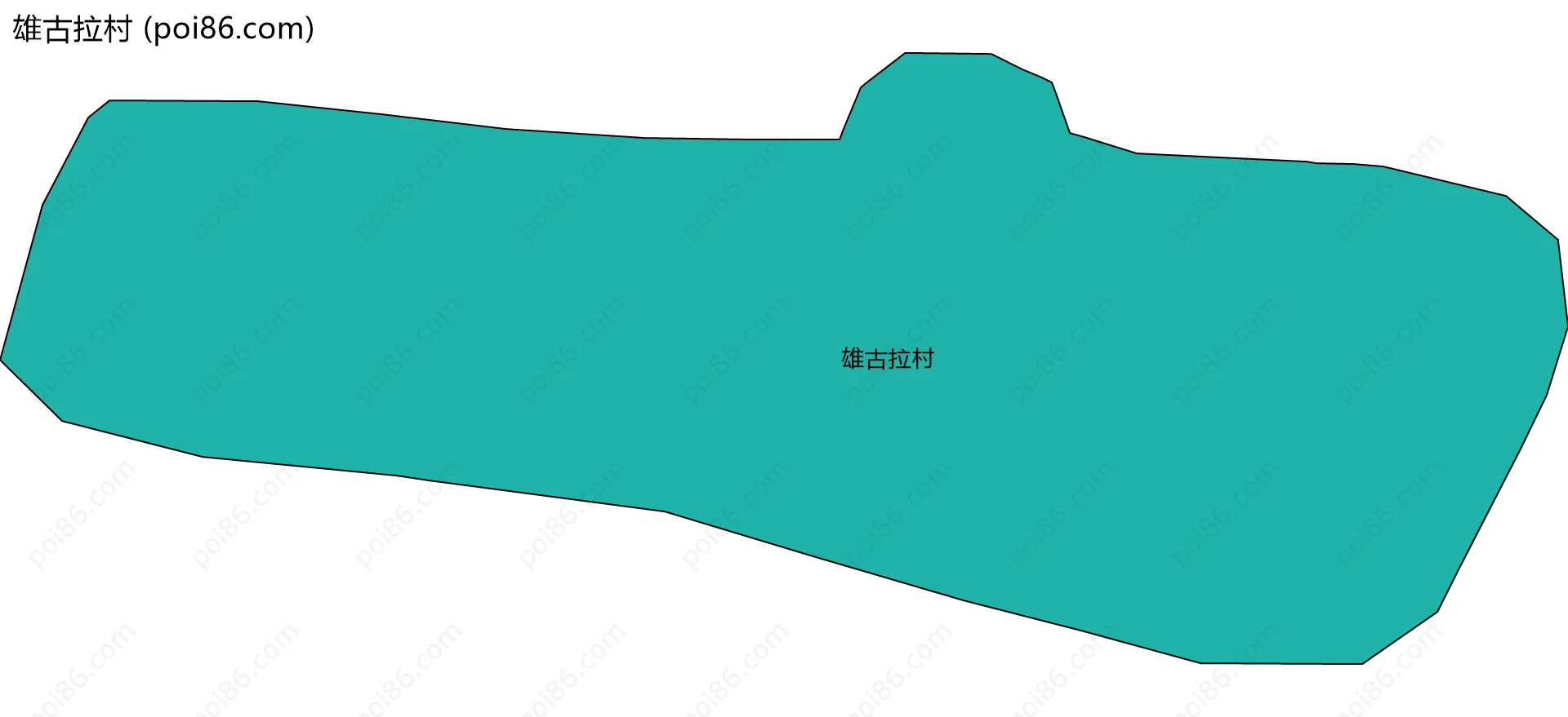 雄古拉村边界地图