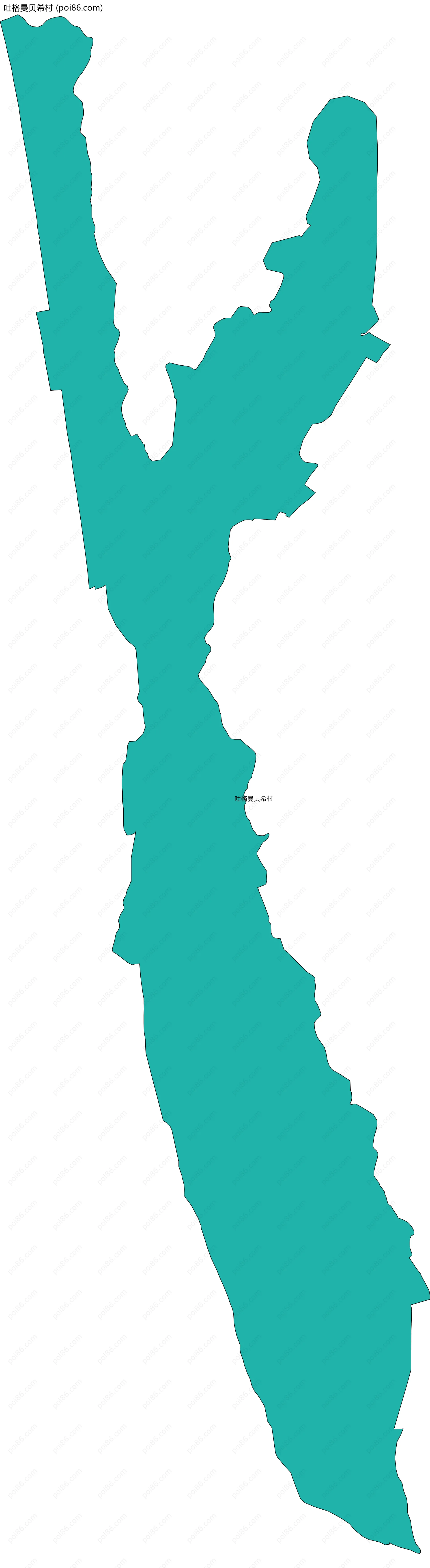 吐格曼贝希村边界地图
