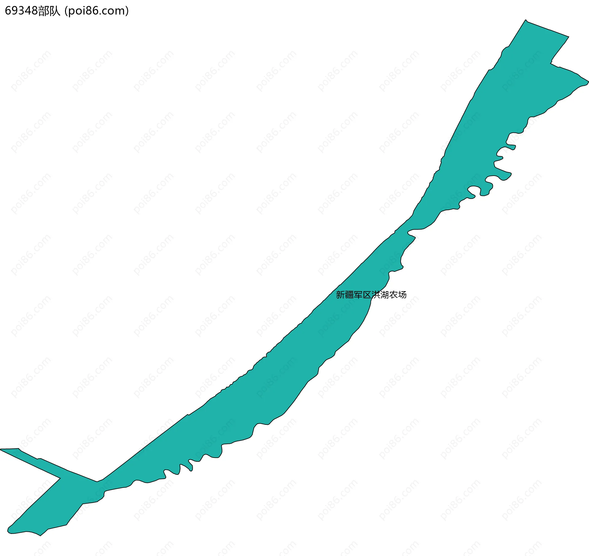 69348部队边界地图(五级行政区划)