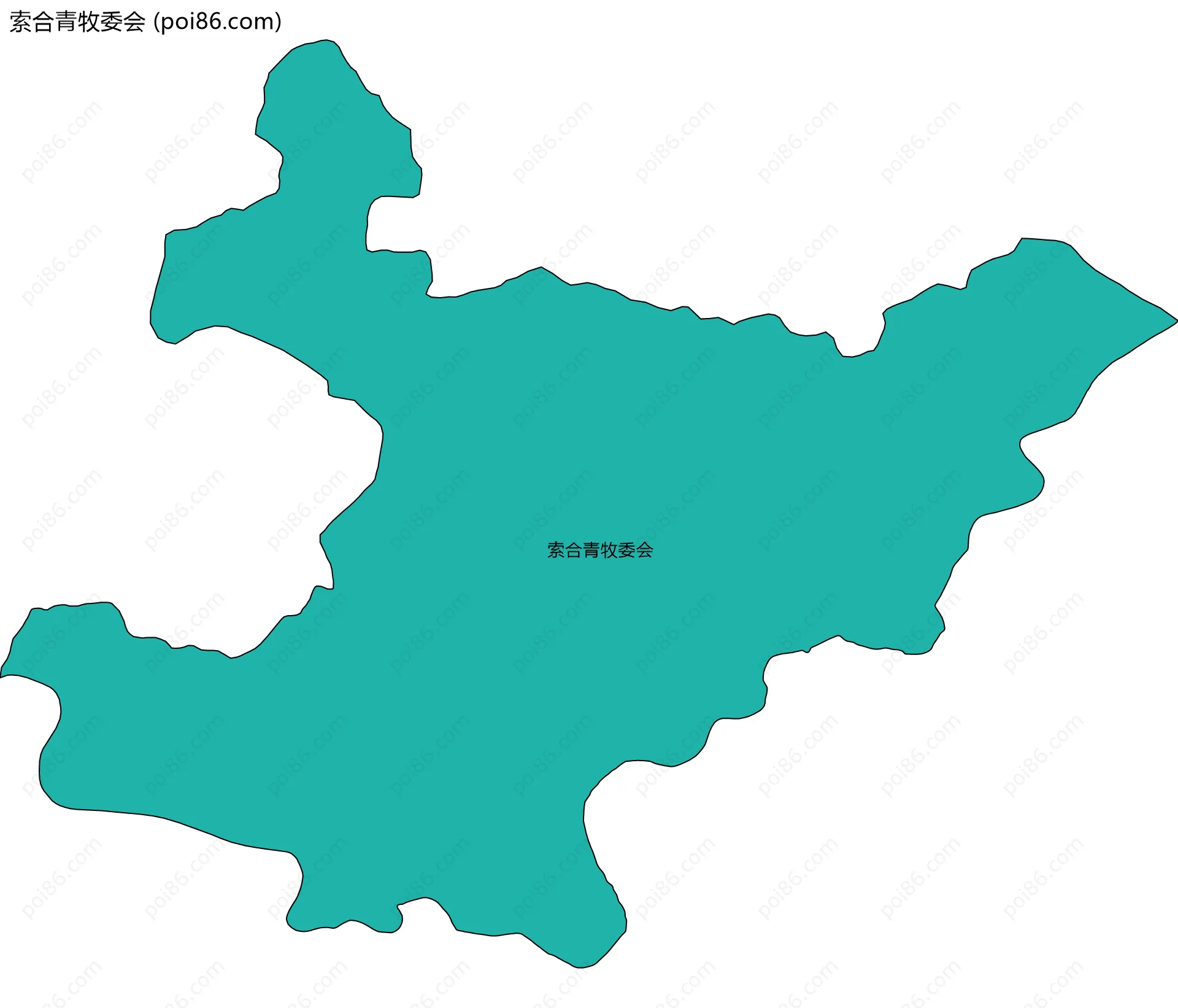 索合青牧委会边界地图