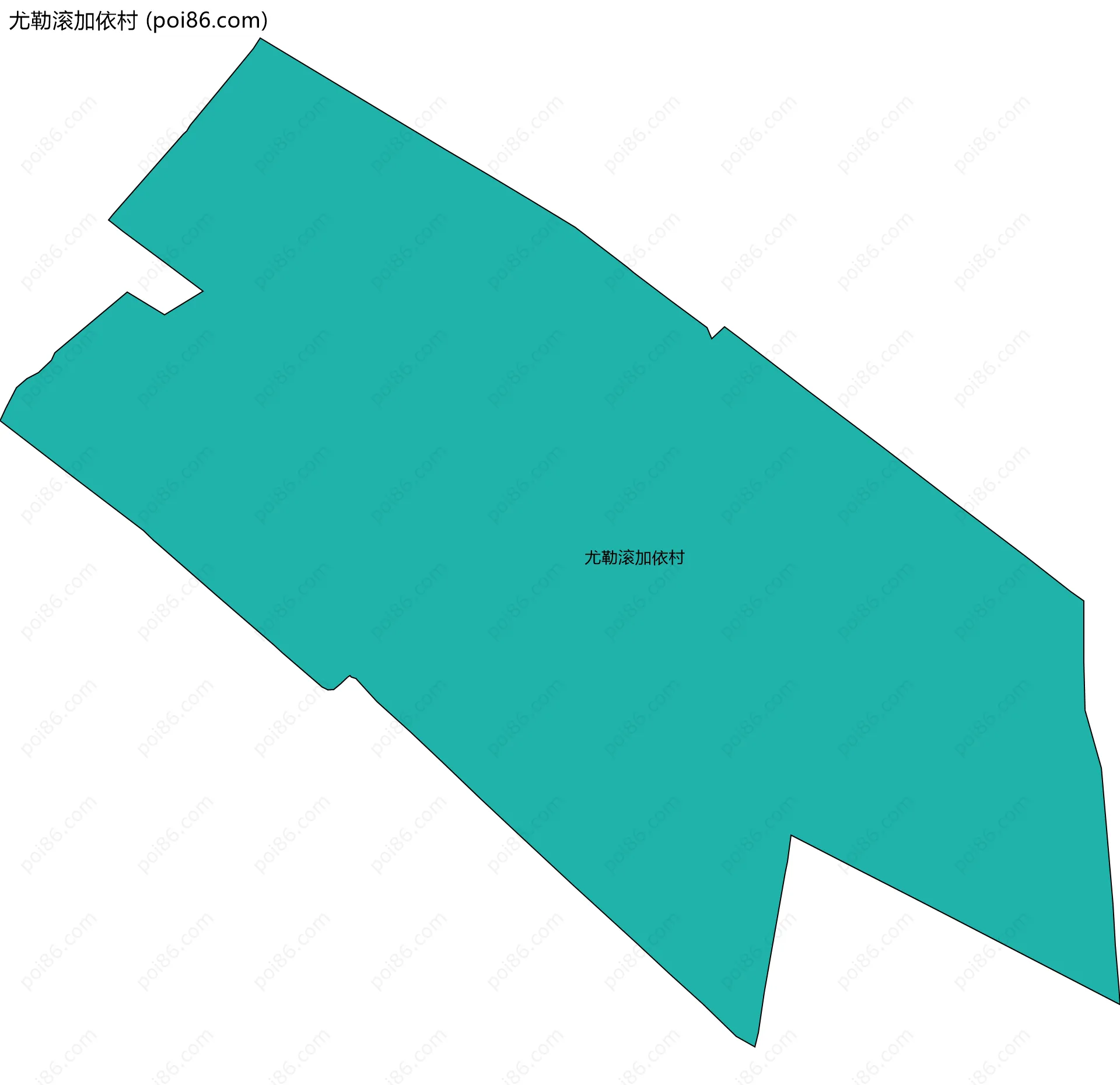 尤勒滚加依村边界地图
