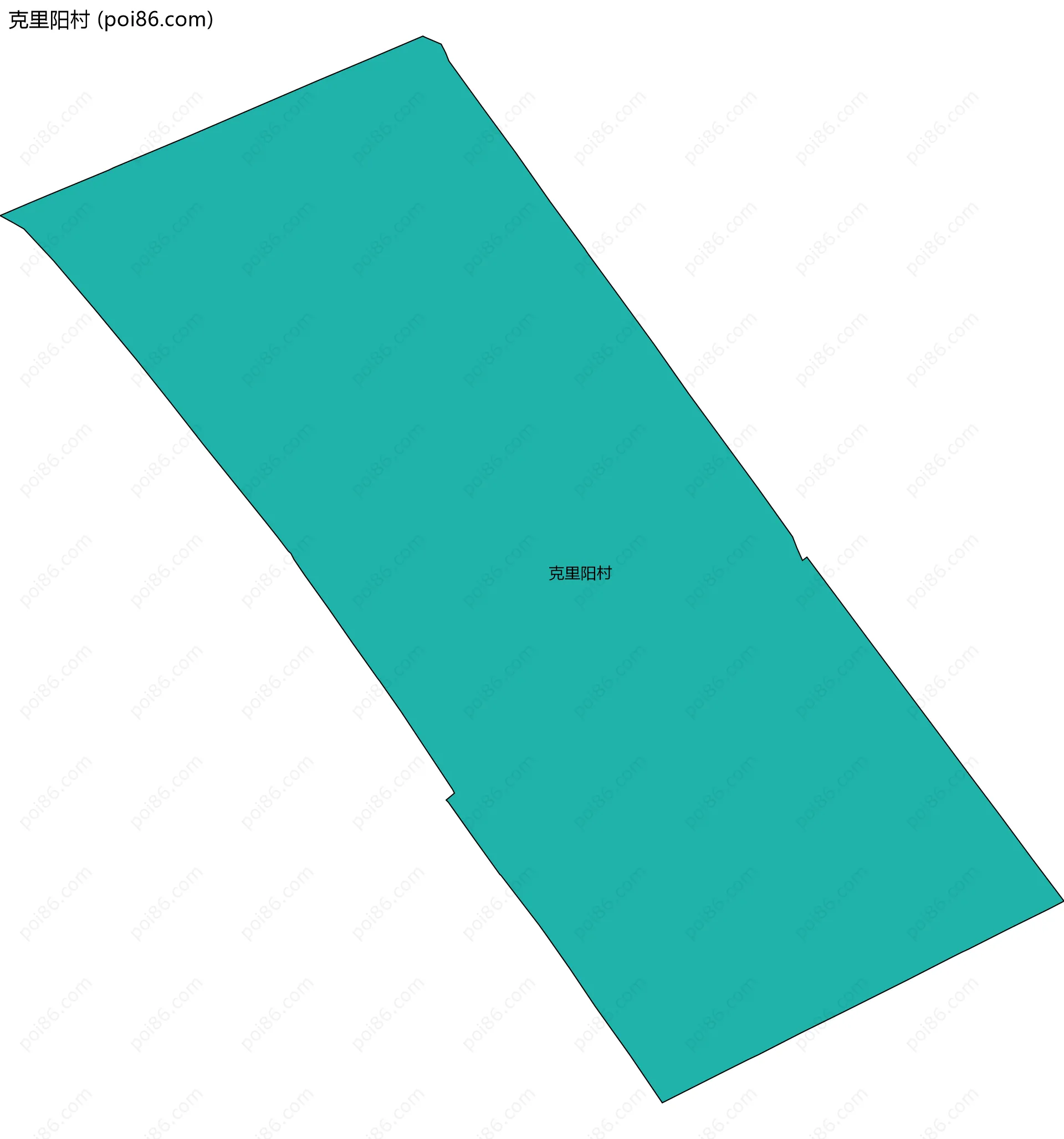 克里阳村边界地图