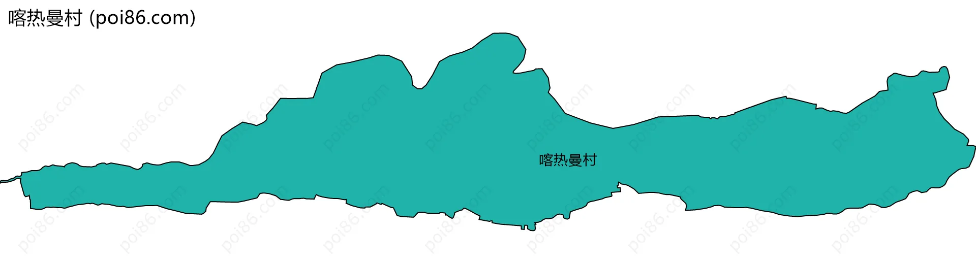 喀热曼村边界地图