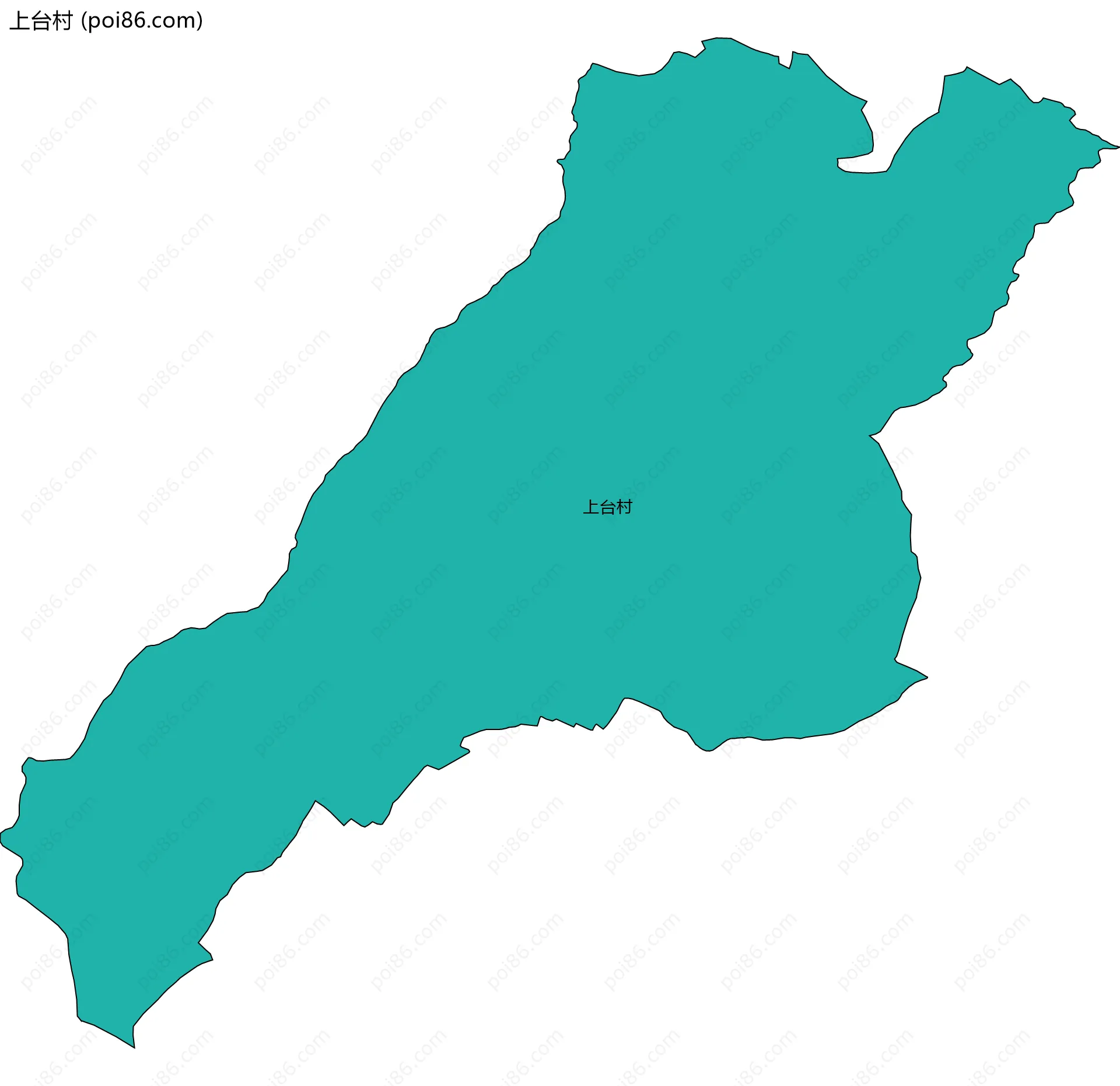 上台村边界地图