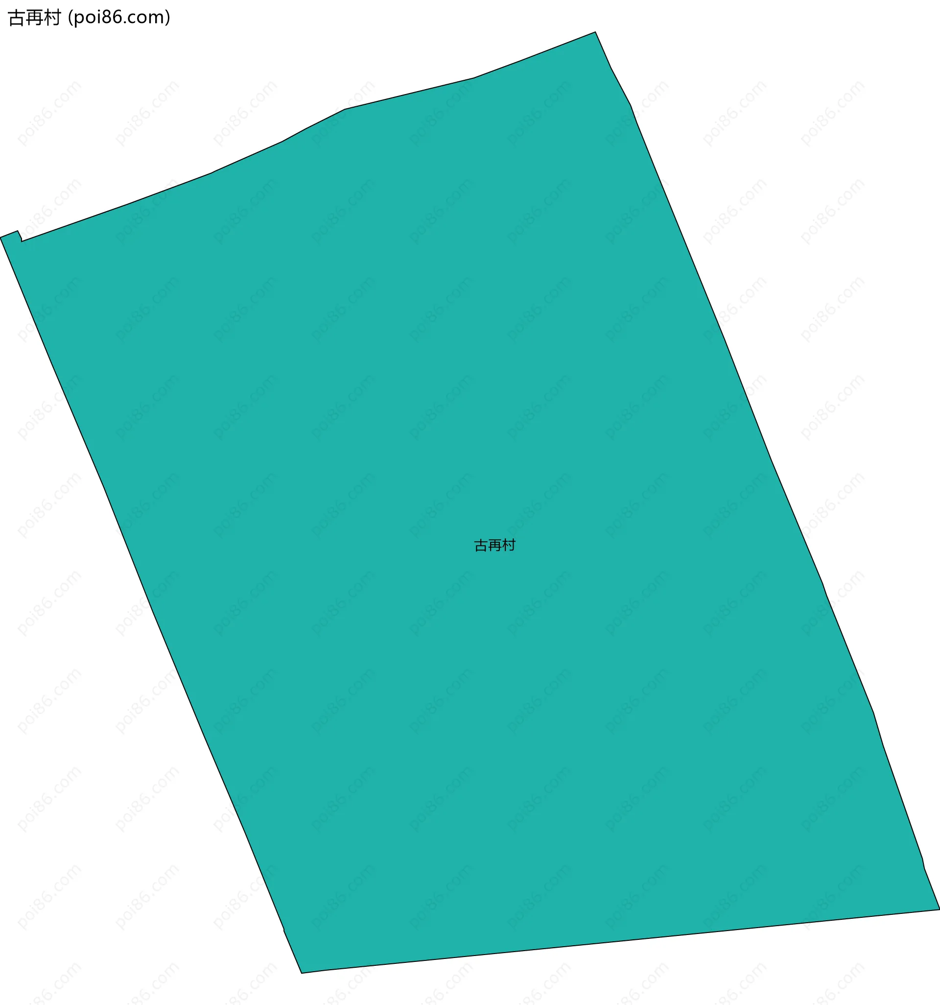 古再村边界地图