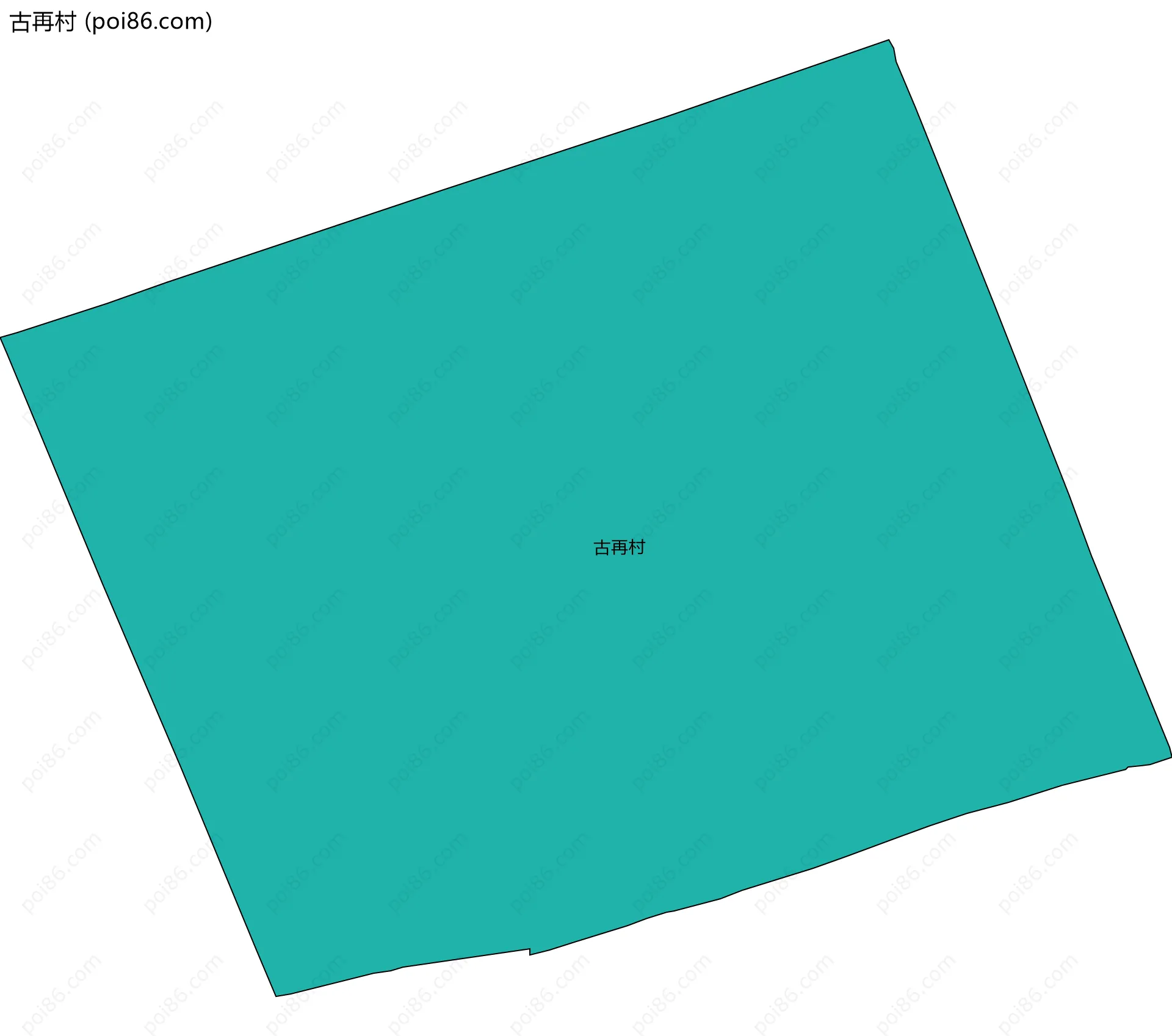 古再村边界地图