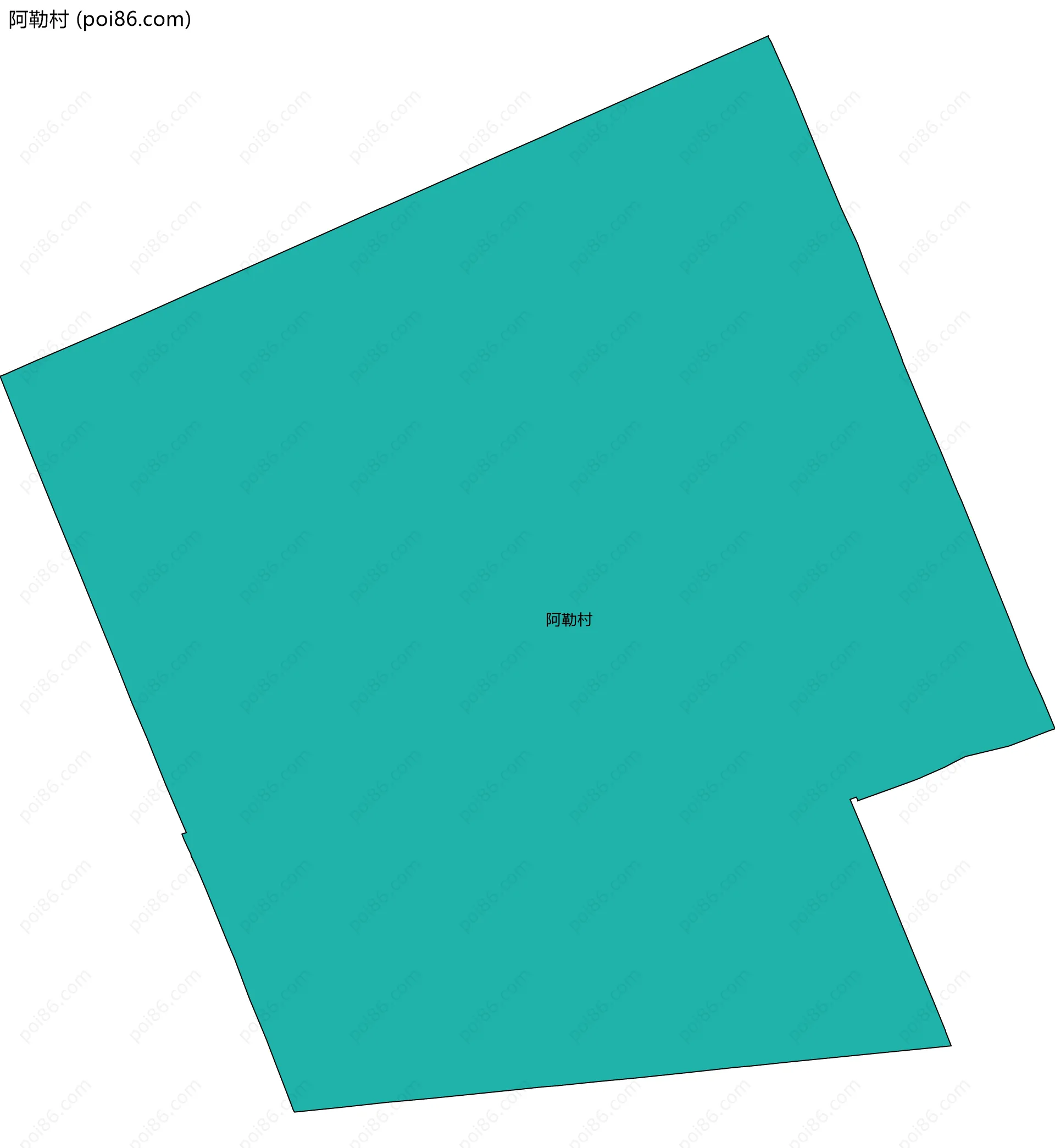 阿勒村边界地图