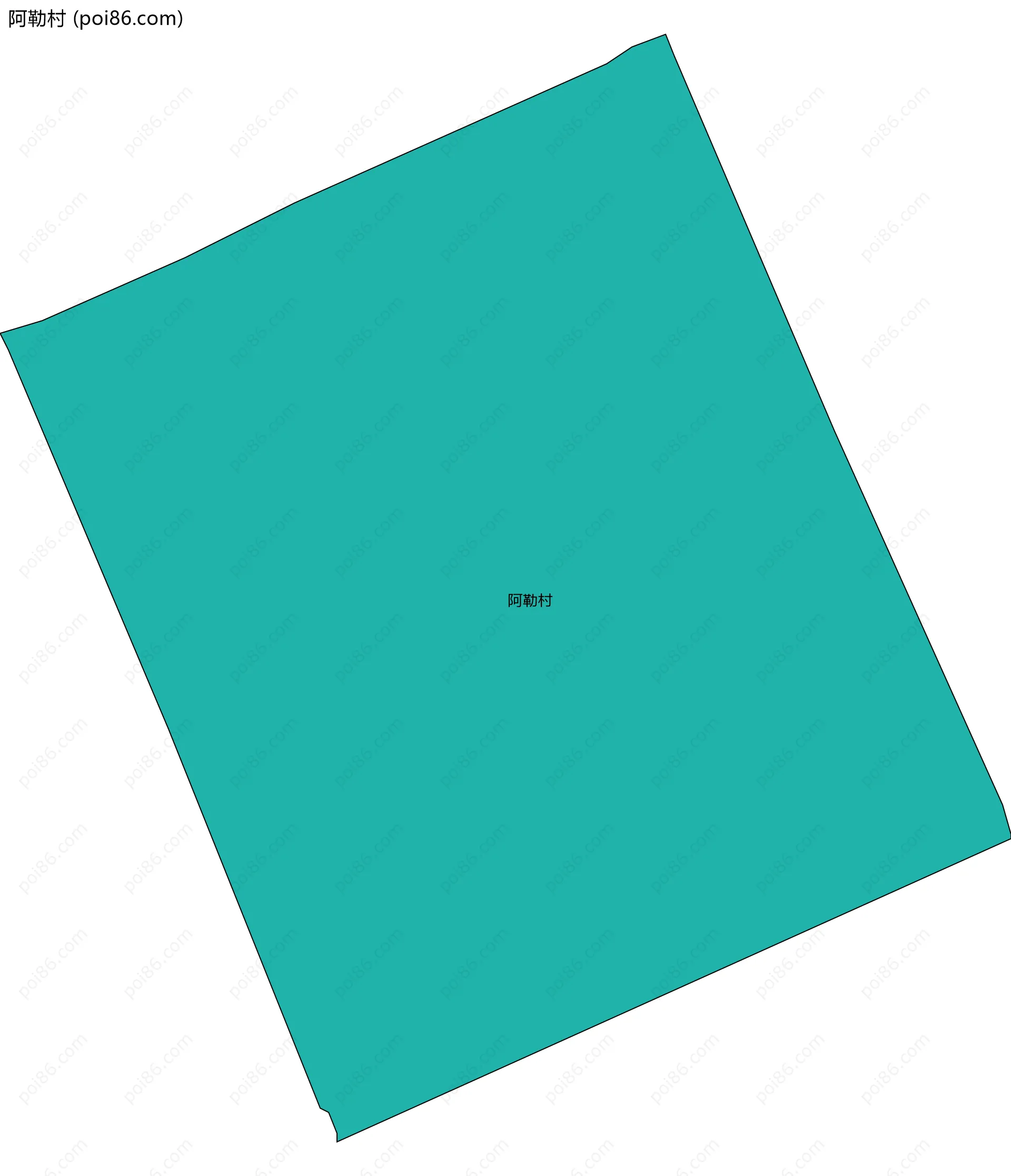 阿勒村边界地图