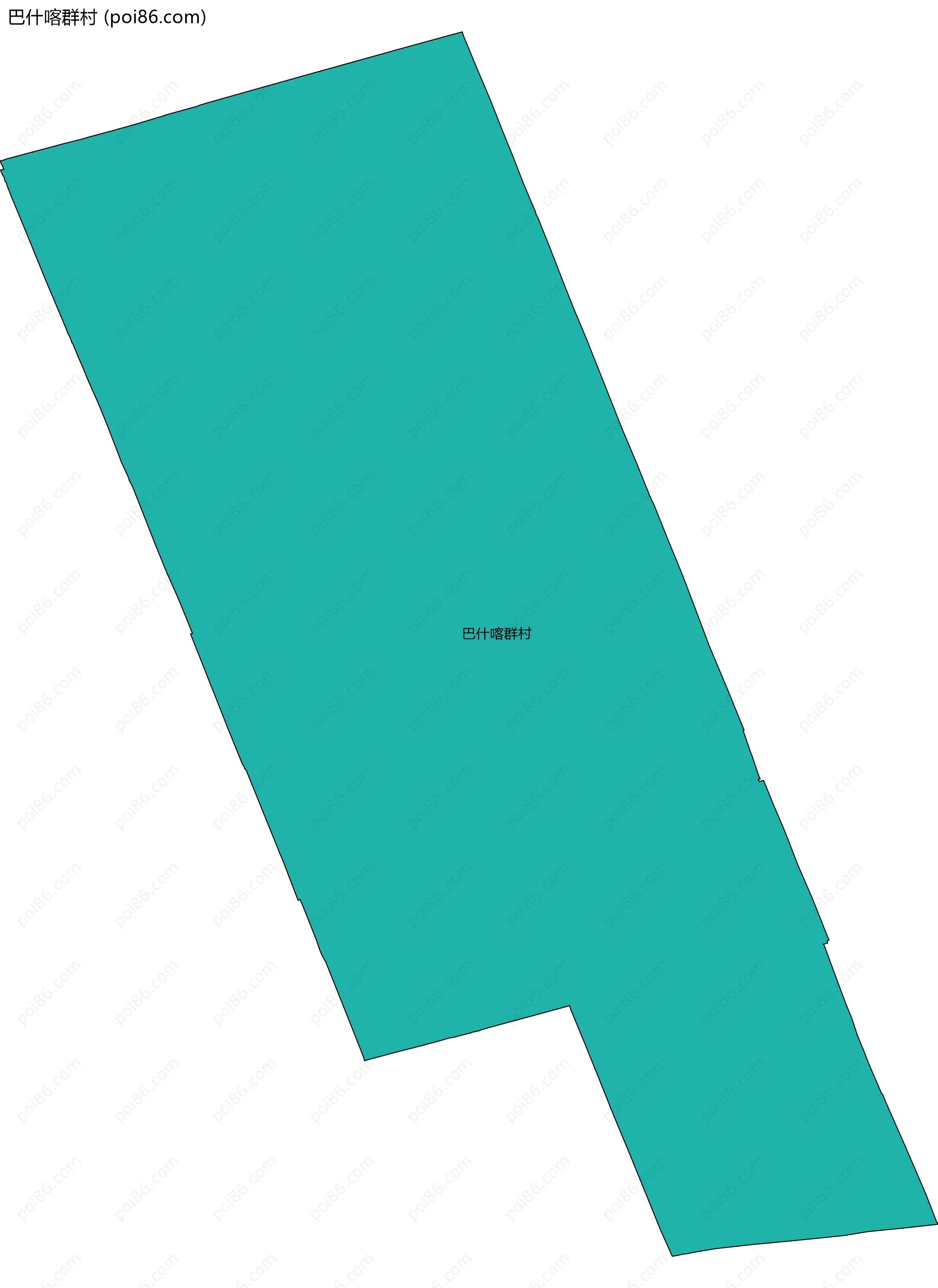 巴什喀群村边界地图