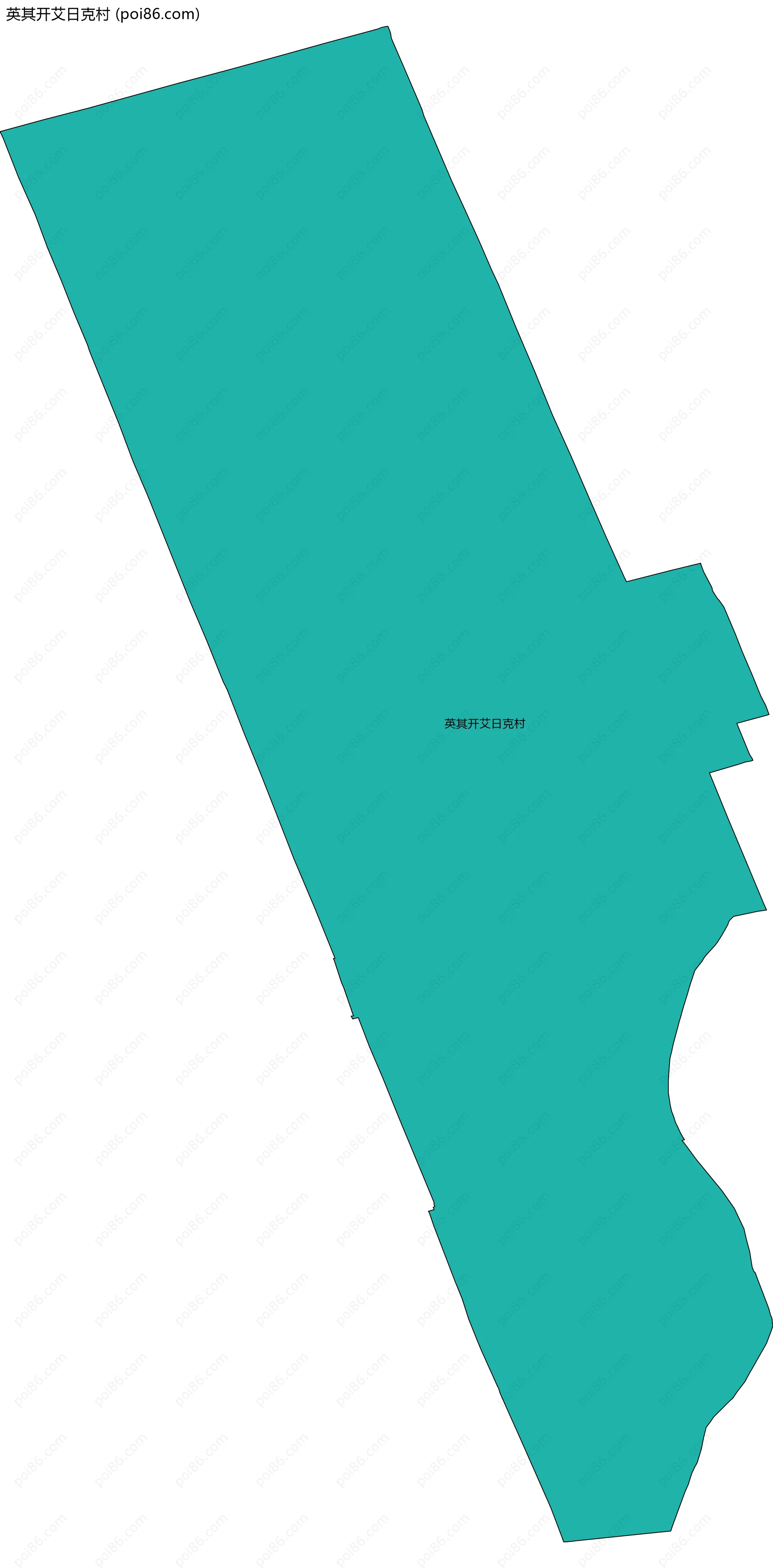 英其开艾日克村边界地图