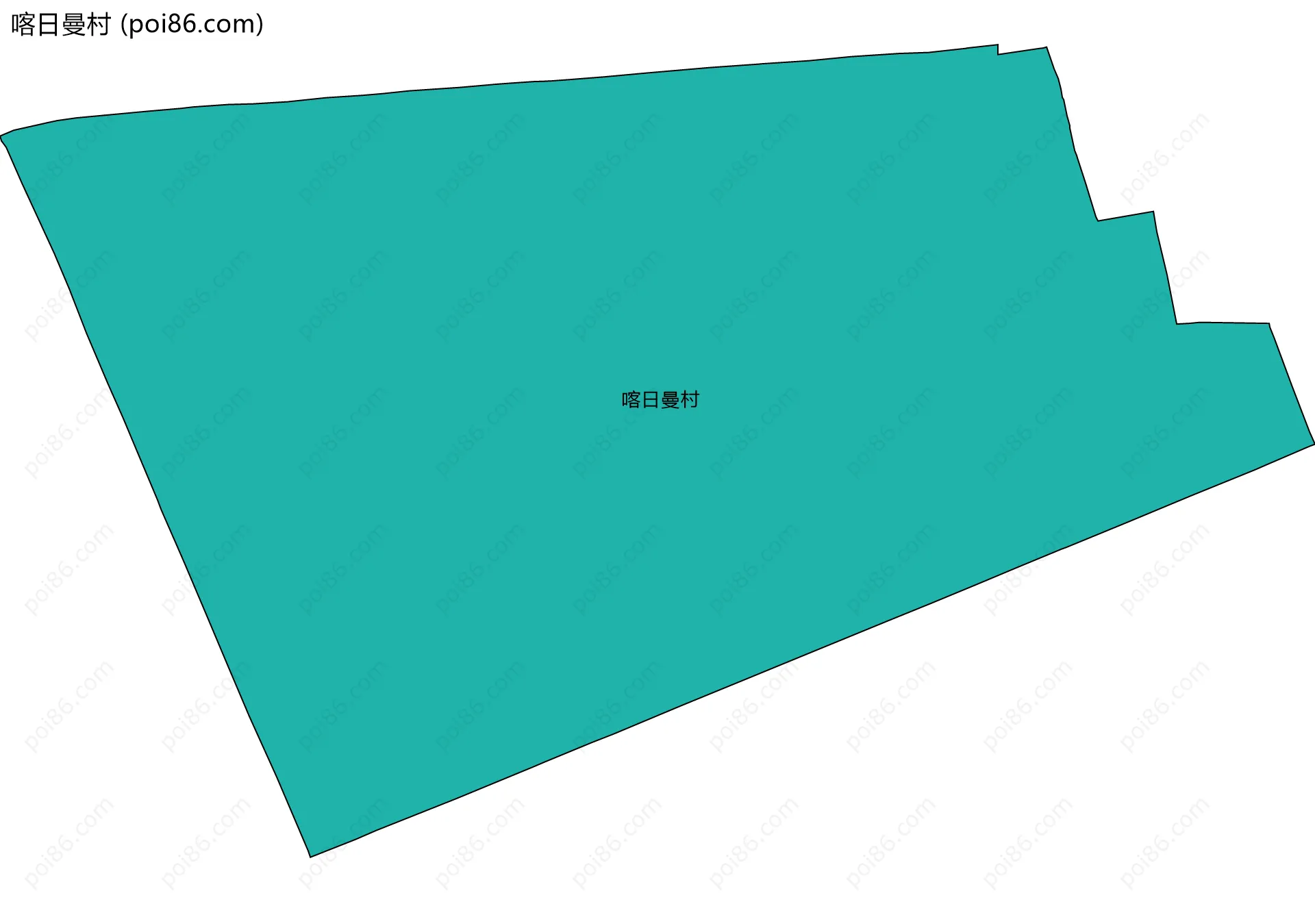 喀日曼村边界地图