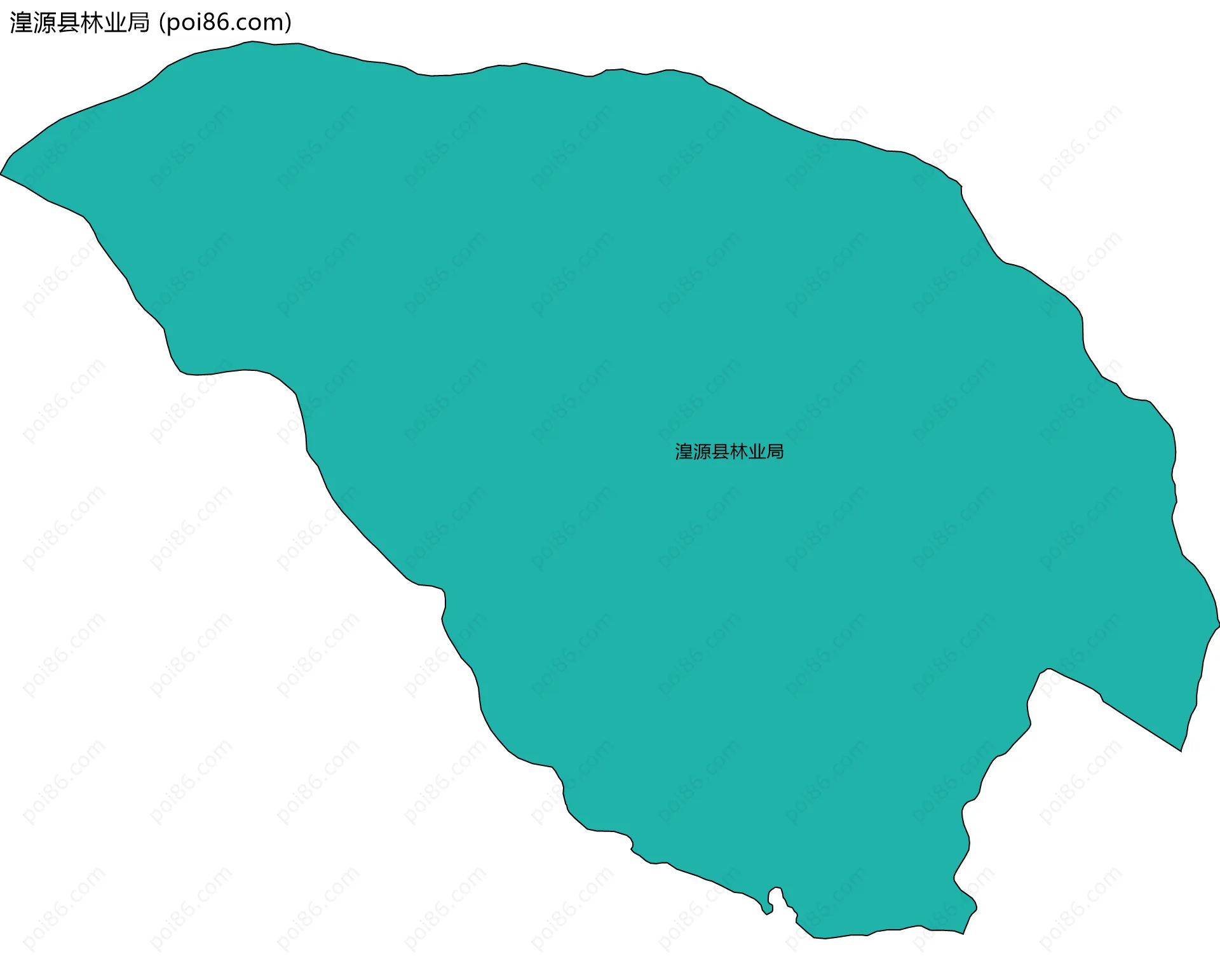 湟源县林业局边界地图