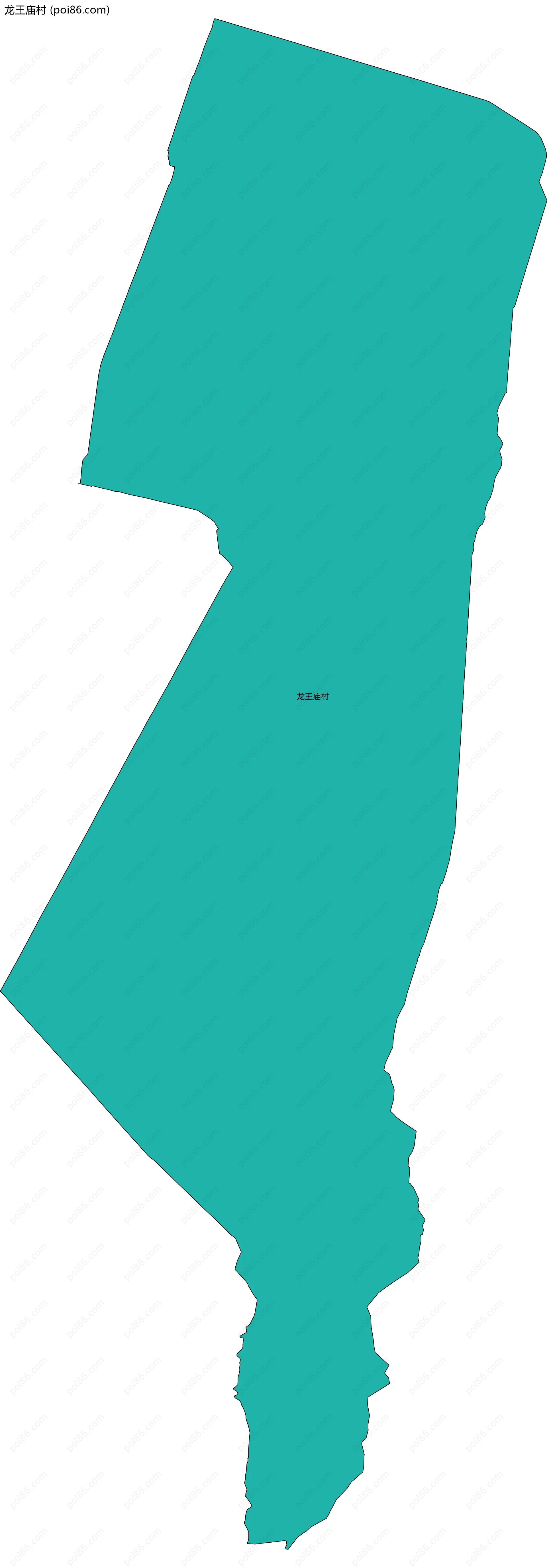 龙王庙村边界地图