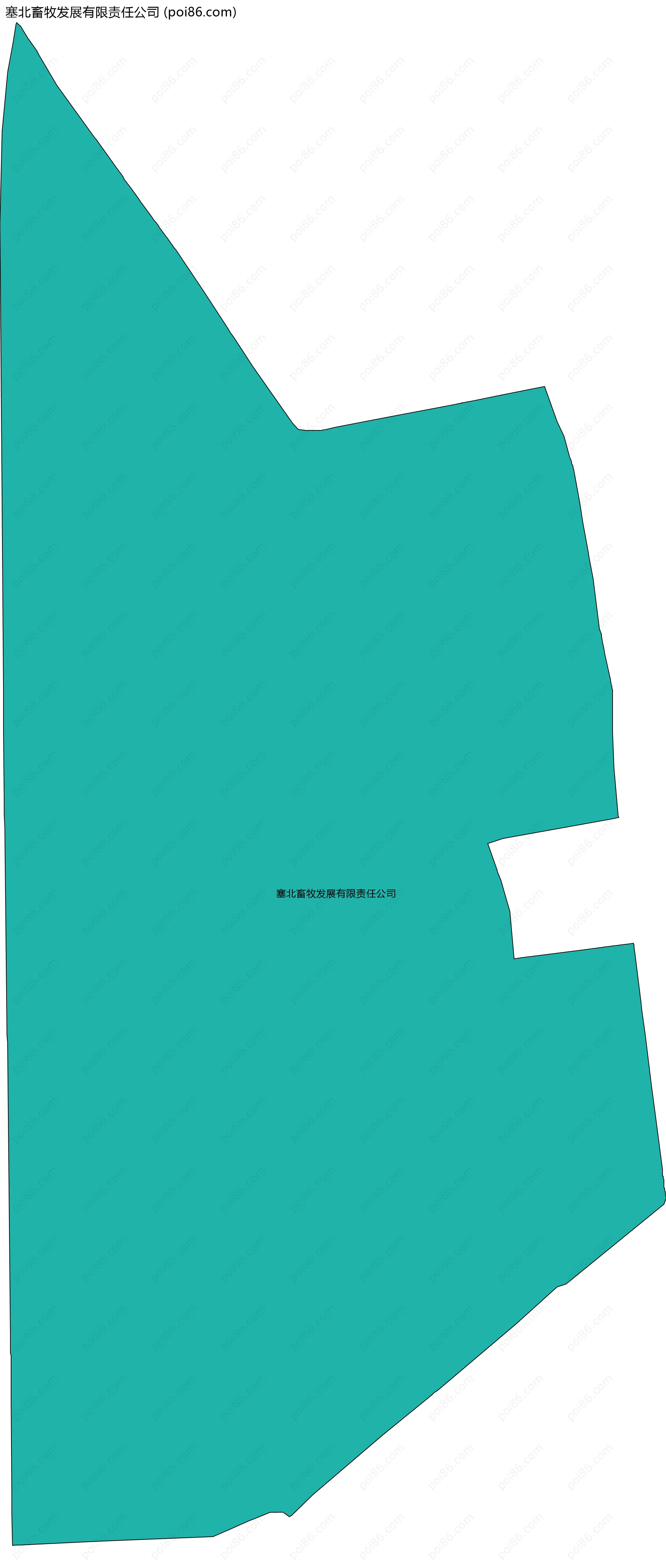 塞北畜牧发展有限责任公司边界地图