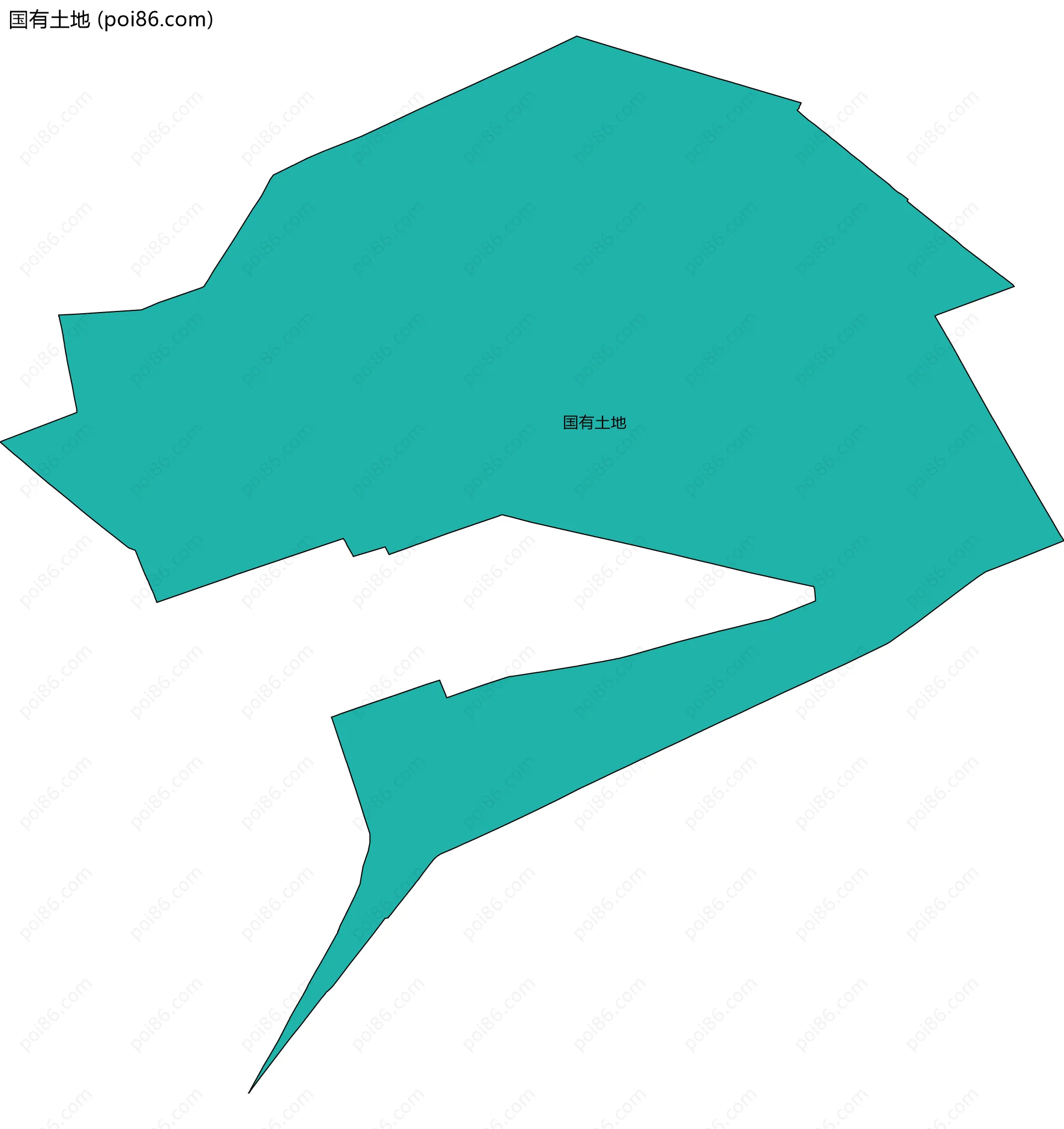 国有土地边界地图